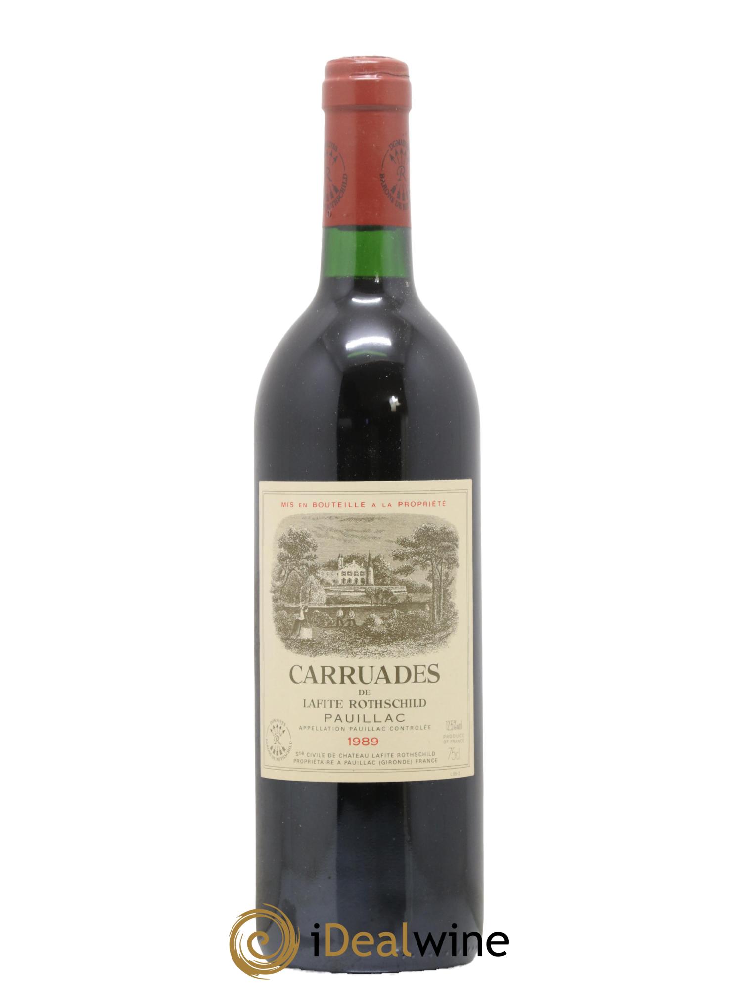 Carruades de Lafite Rothschild Second Vin 1989 - Lot de 1 bouteille - 0