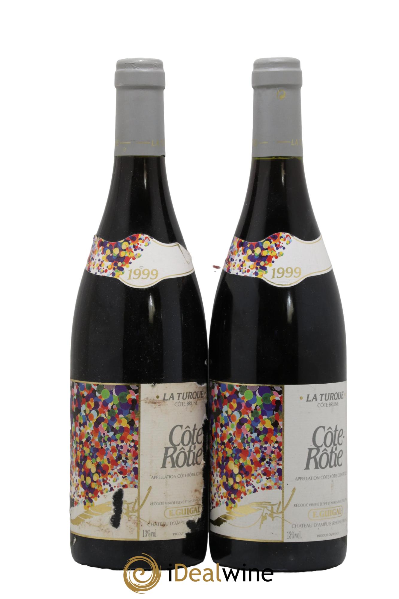 Côte-Rôtie La Turque Guigal 1999 - Lotto di 2 bottiglie - 0