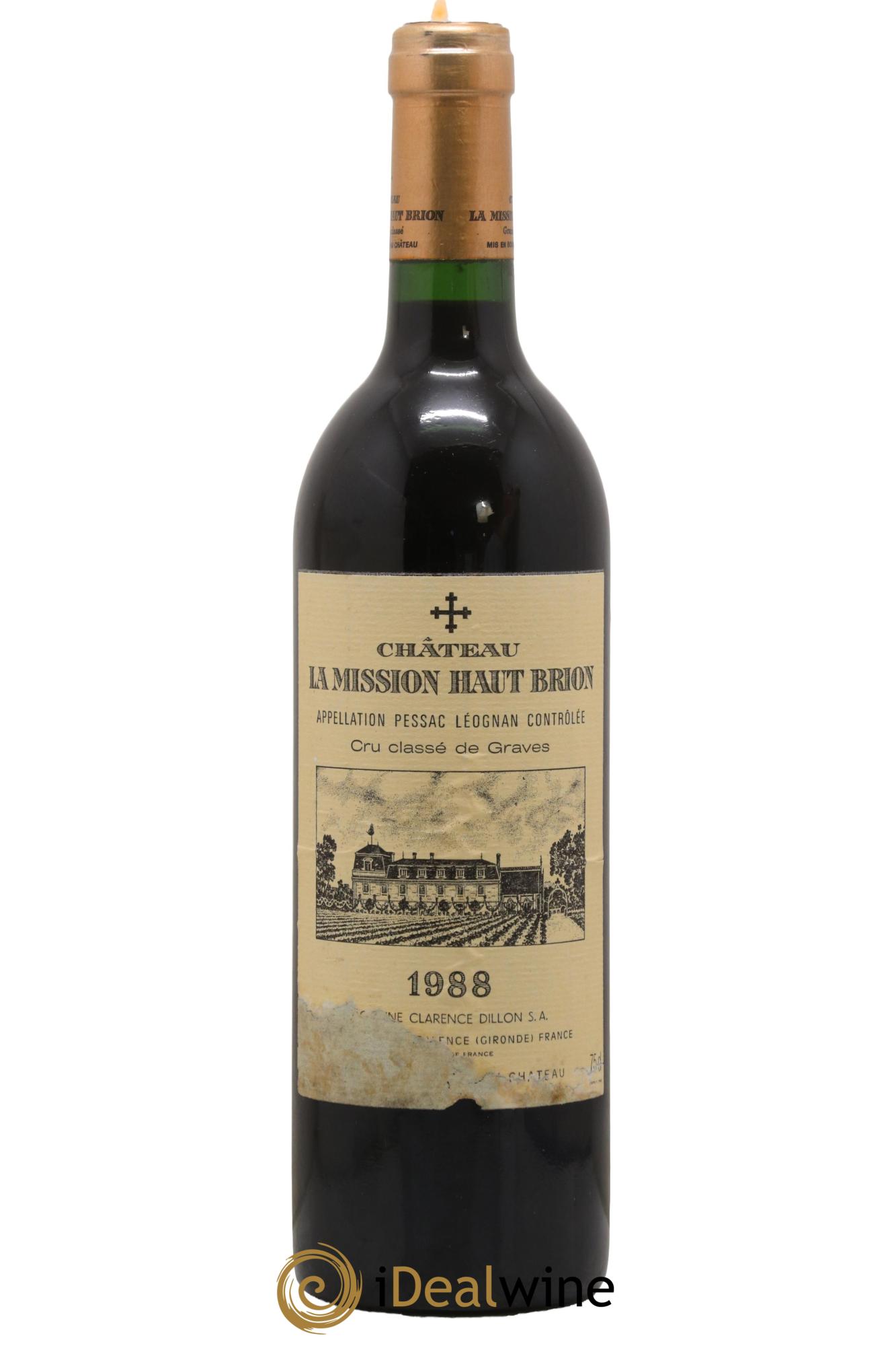 Château la Mission Haut-Brion Cru Classé de Graves 1988 - Lot of 1 bottle - 0