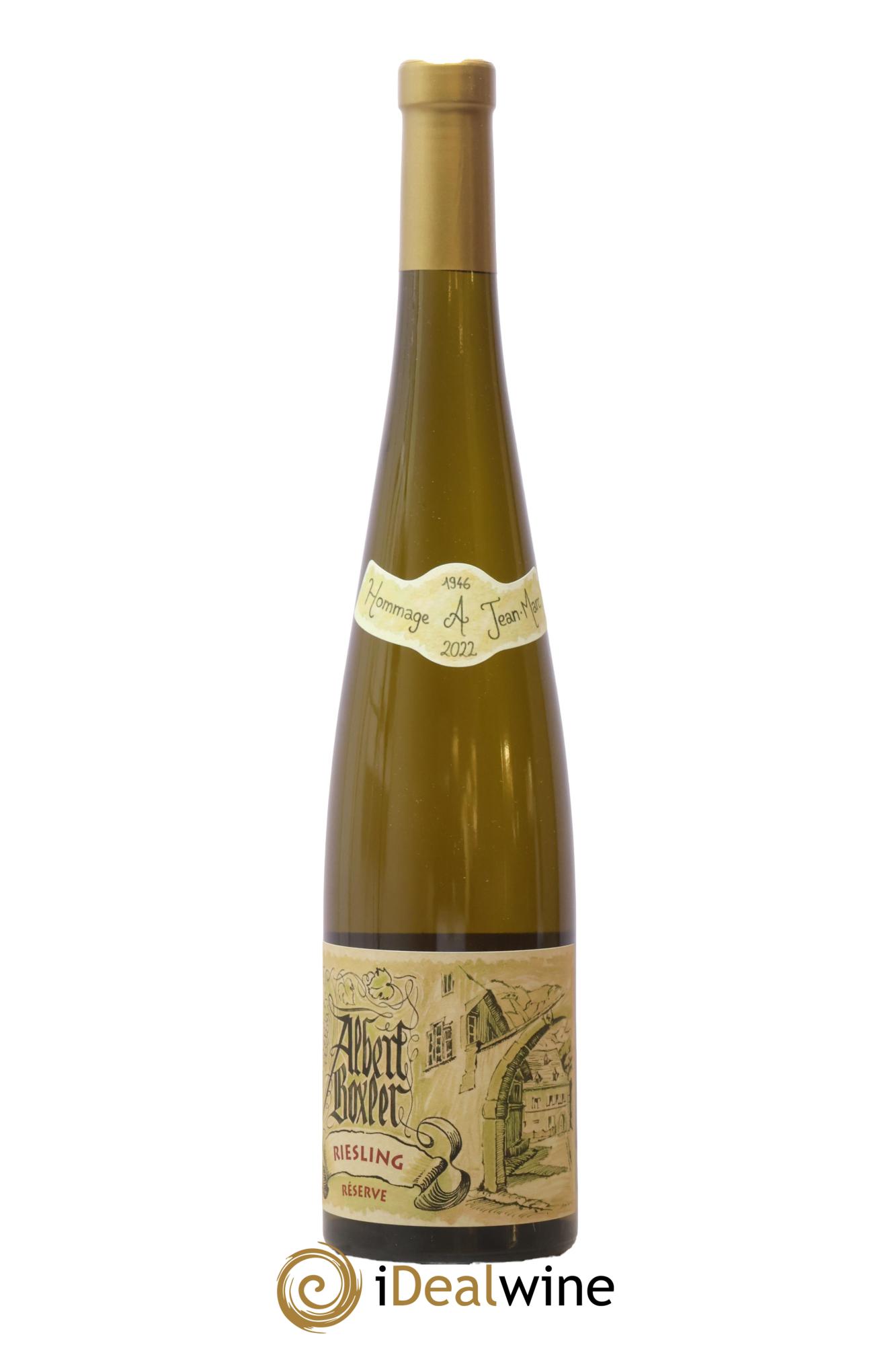 Alsace Riesling Réserve Albert Boxler 2022 - Lot de 1 bouteille - 0