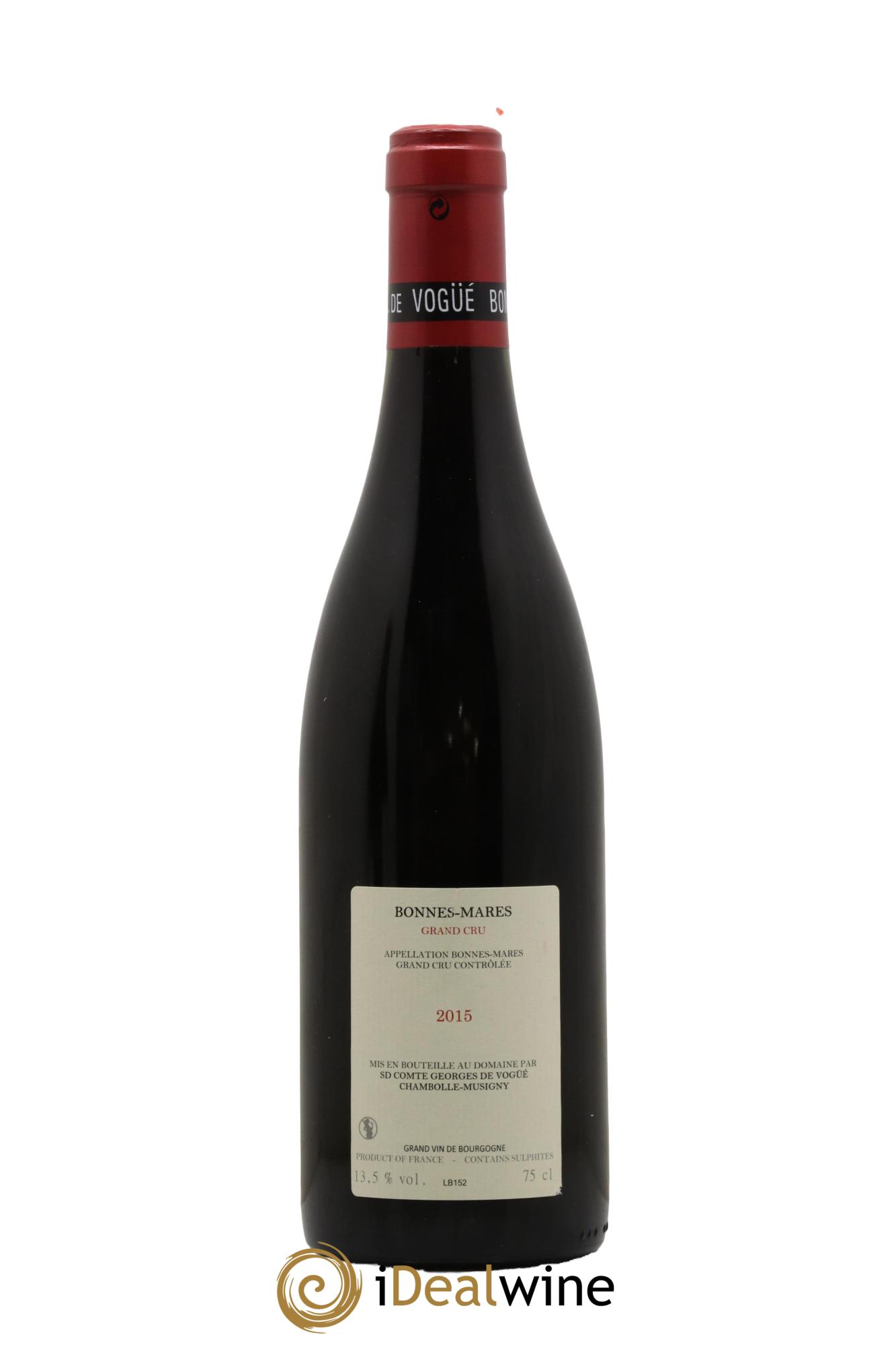 Bonnes-Mares Grand Cru Comte Georges de Vogüé 2015 - Lot de 1 bouteille - 1