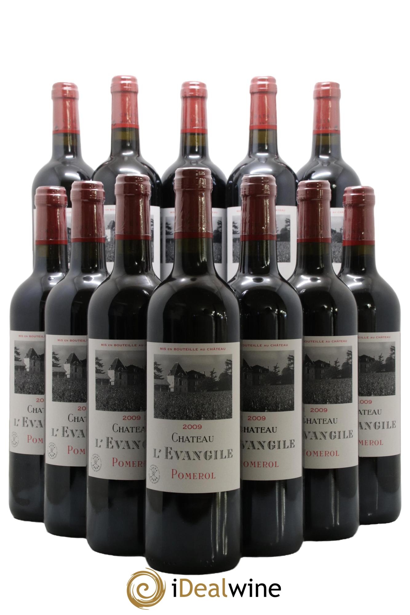 Château l' Évangile 2009 - Lotto di 12 bottiglie - 0