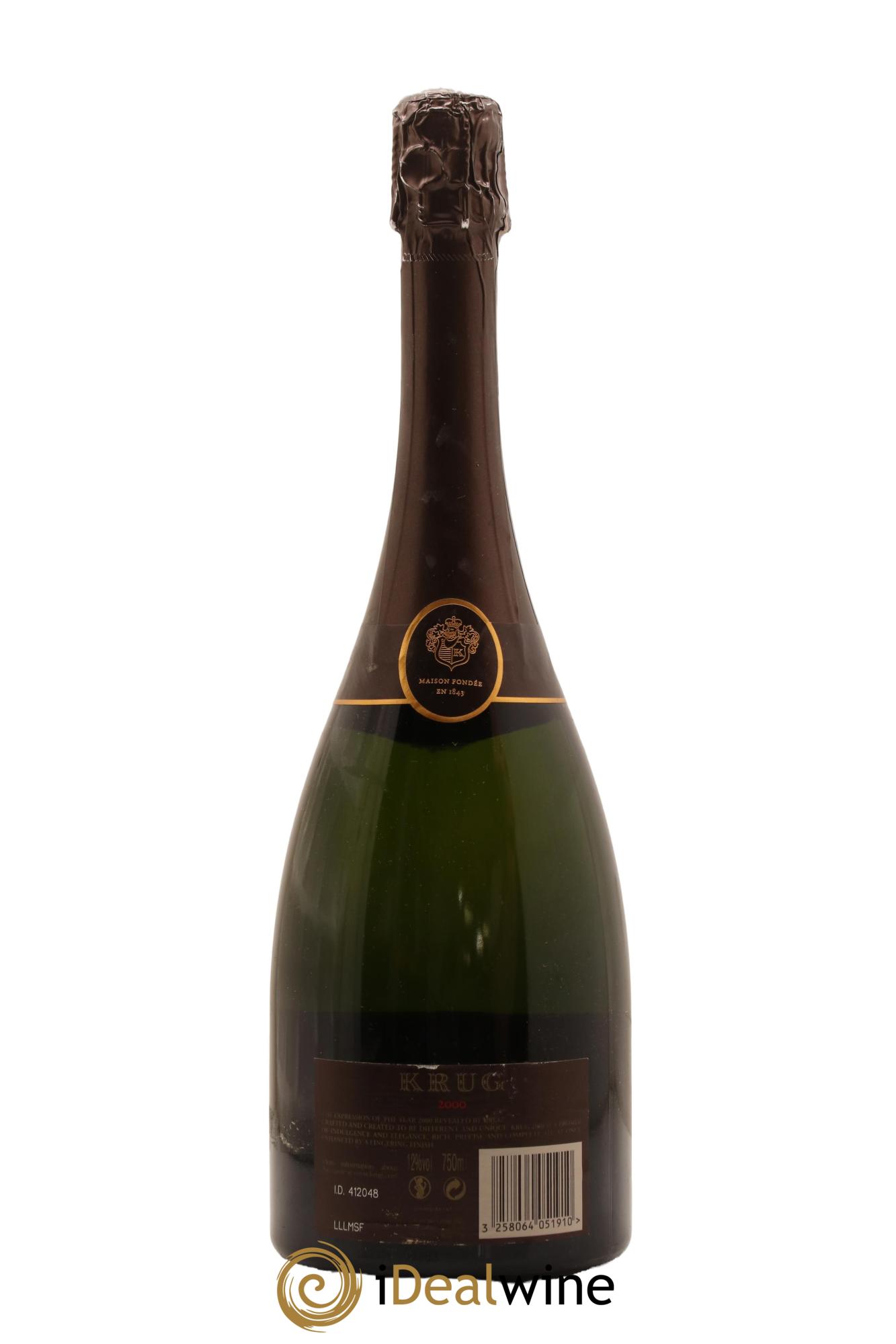 Vintage Krug 2000 - Lotto di 1 bottiglia - 1