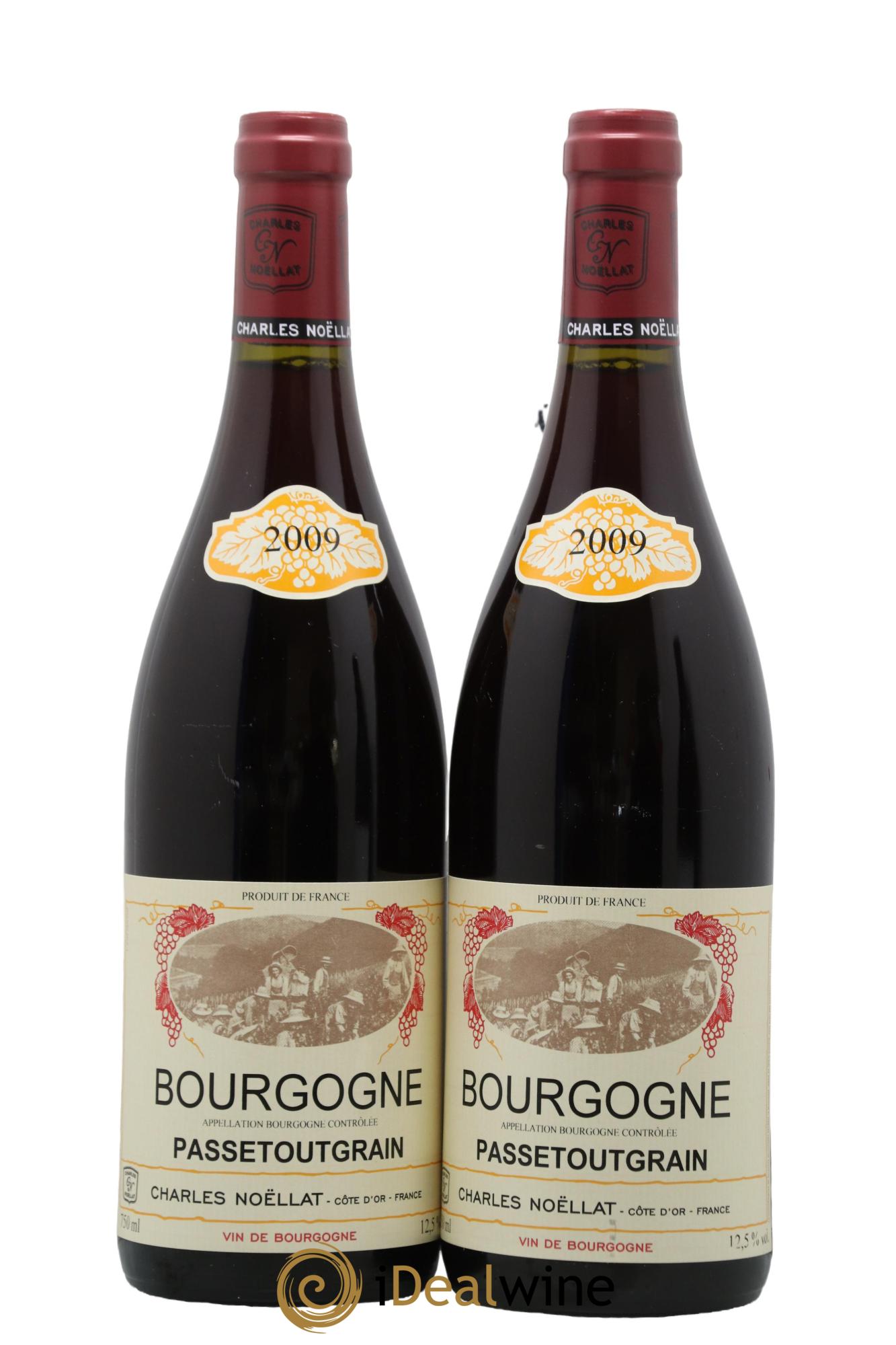 Bourgogne Passetoutgrain Domaine Charles Noellat 2009 - Lot de 2 bouteilles - 0
