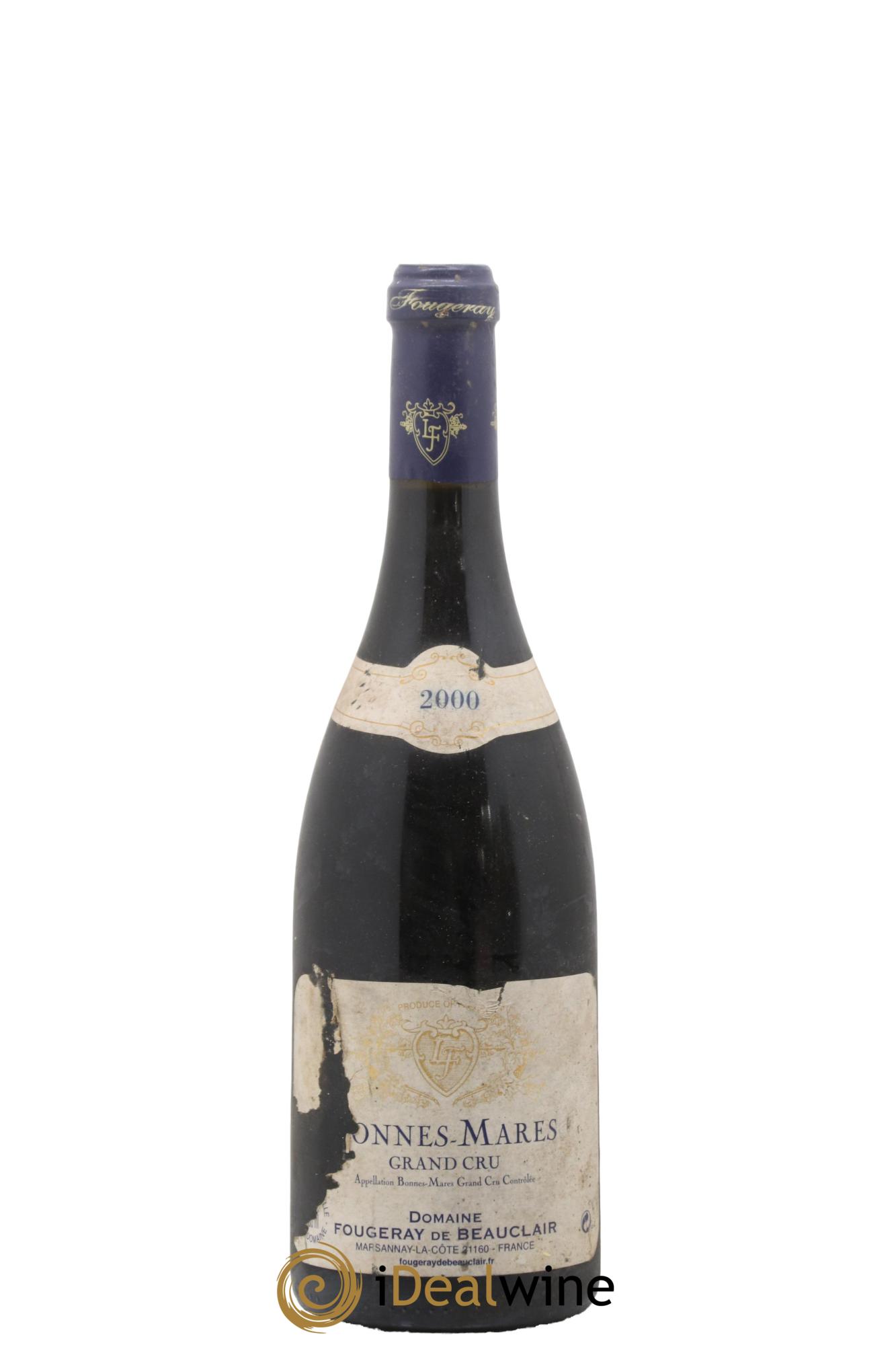 Bonnes-Mares Grand Cru Fougeray de Beauclair (Domaine) 2000 - Lot de 1 bouteille - 0