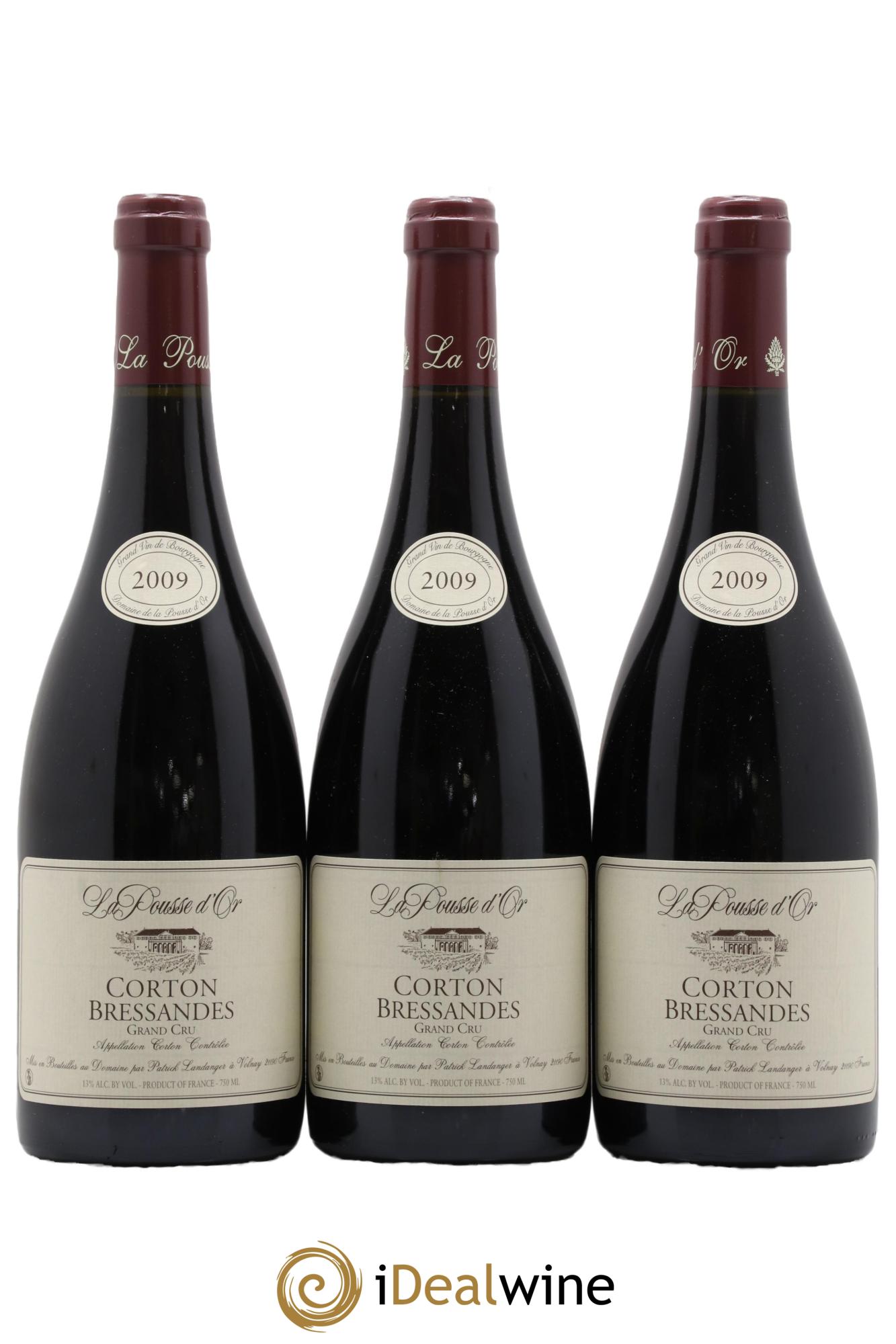Corton Grand Cru Bressandes La Pousse d'Or (Domaine de) 2009 - Lot de 3 bouteilles - 0