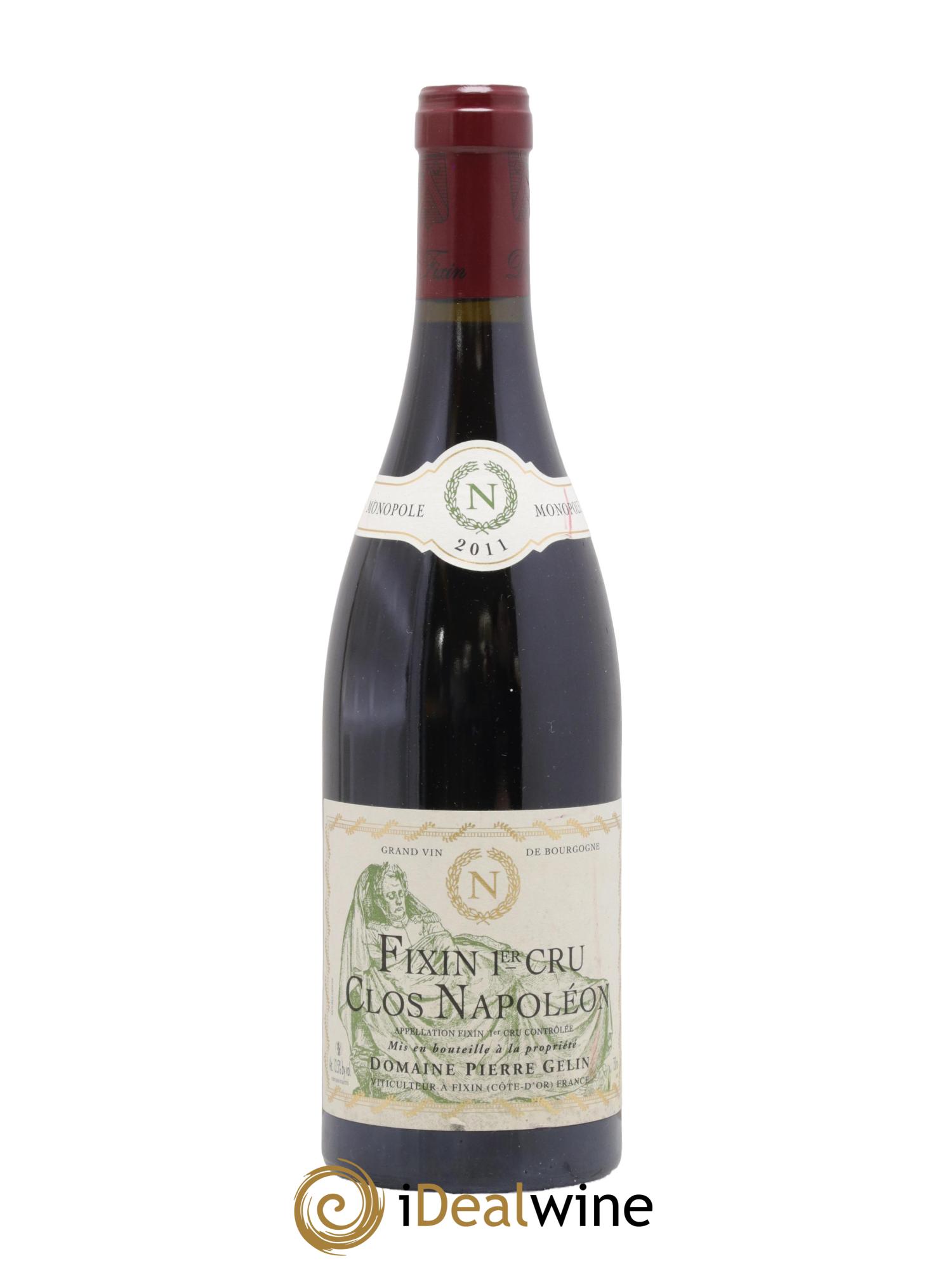 Fixin 1er Cru Clos Napoléon Pierre Gelin 2011 - Lot de 1 bouteille - 0