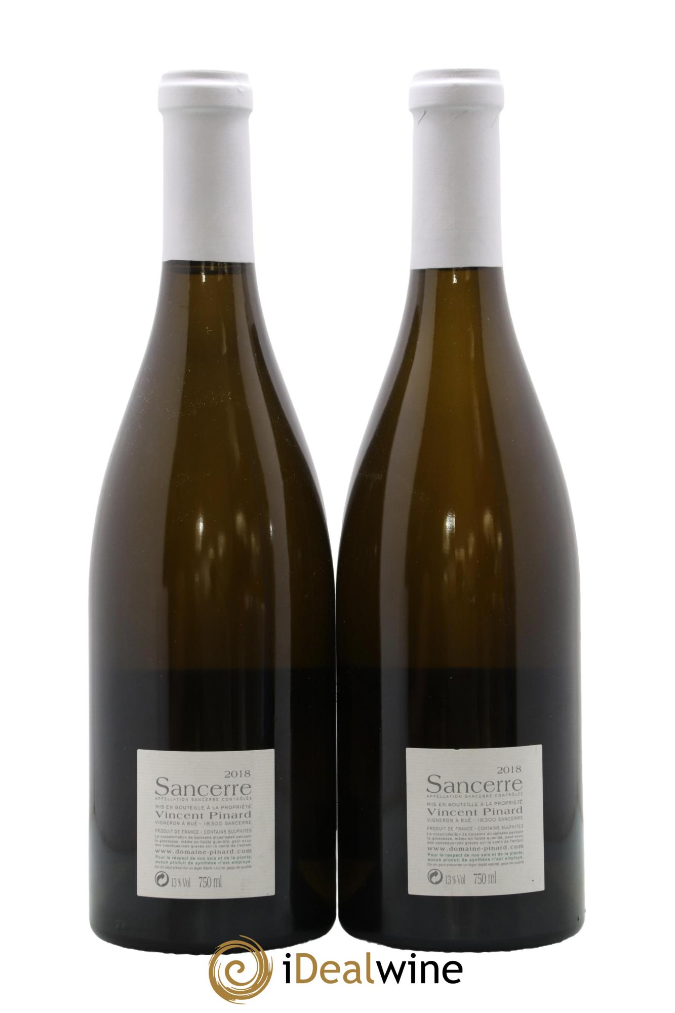 Sancerre Petit Chamarin Vincent Pinard 2018 - Lot de 2 bouteilles - 1