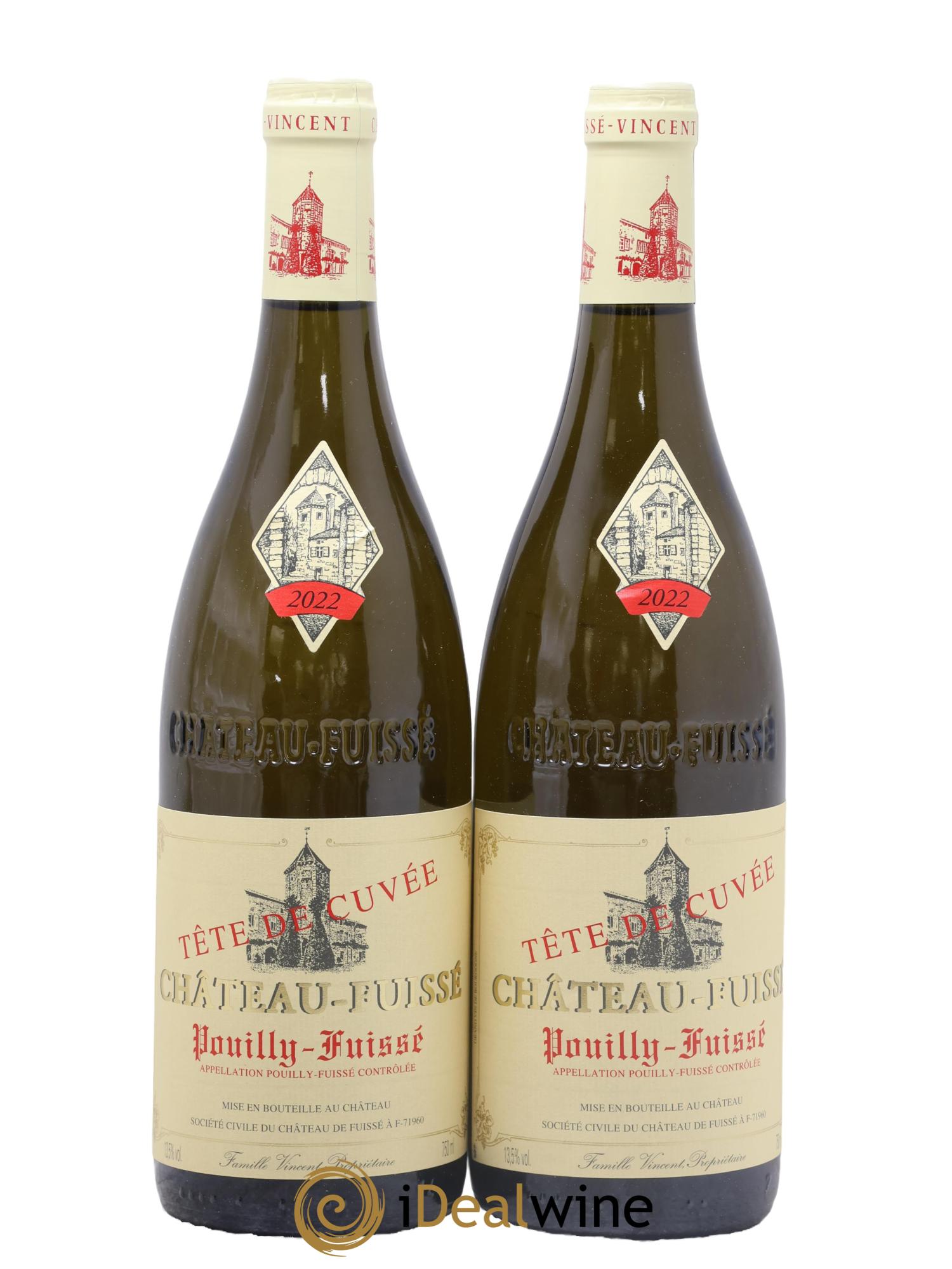 Pouilly-Fuissé Château Fuissé Tête de Cuvée 2022 - Lotto di 2 bottiglie - 0