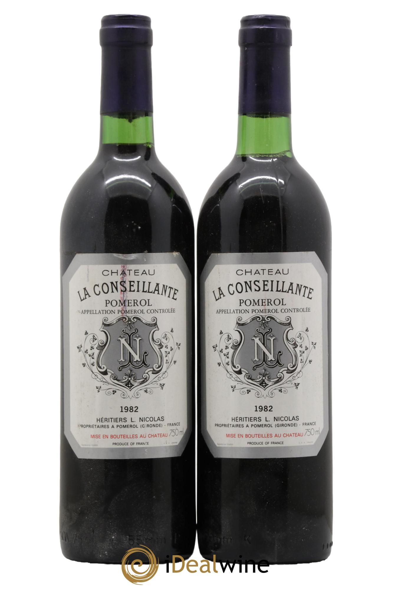 Château la Conseillante 1982 - Lot de 2 bouteilles - 0