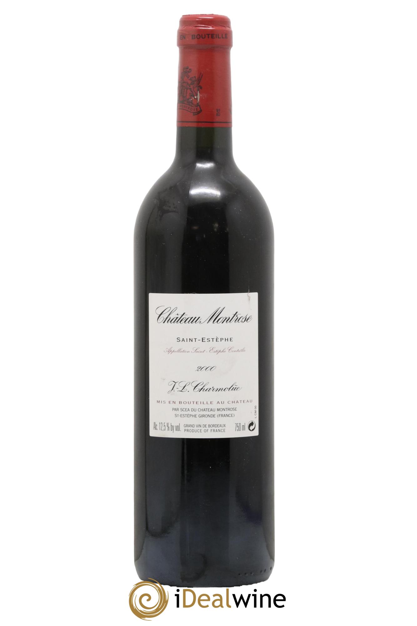 Château Montrose 2ème Grand Cru Classé 2000 - Lot de 1 bouteille - 1