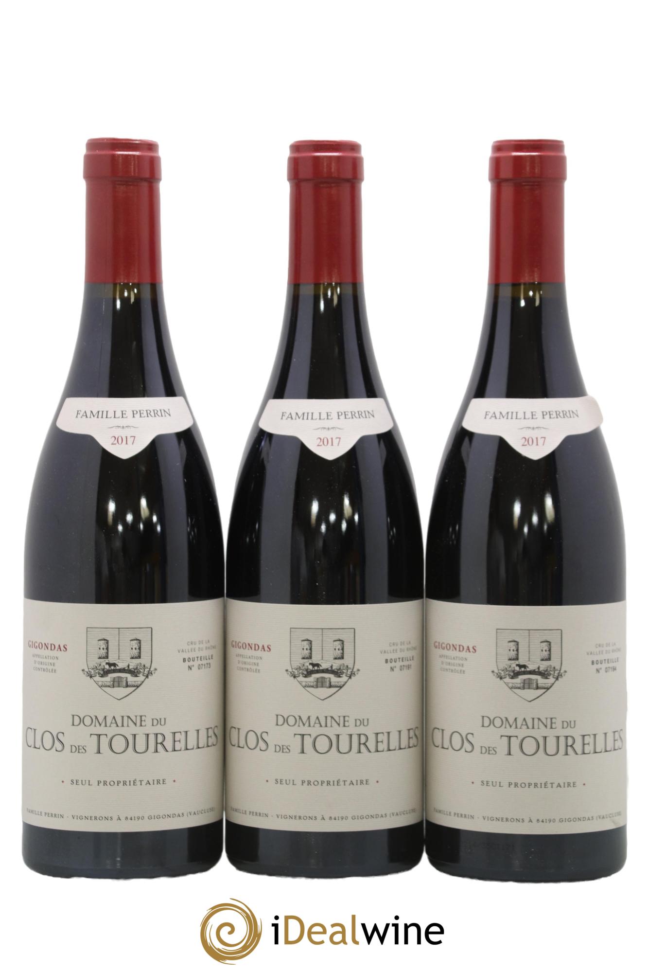 Gigondas Clos Des Tourelles (Domaine du) Famille Perrin 2017 - Lot de 3 bouteilles - 0