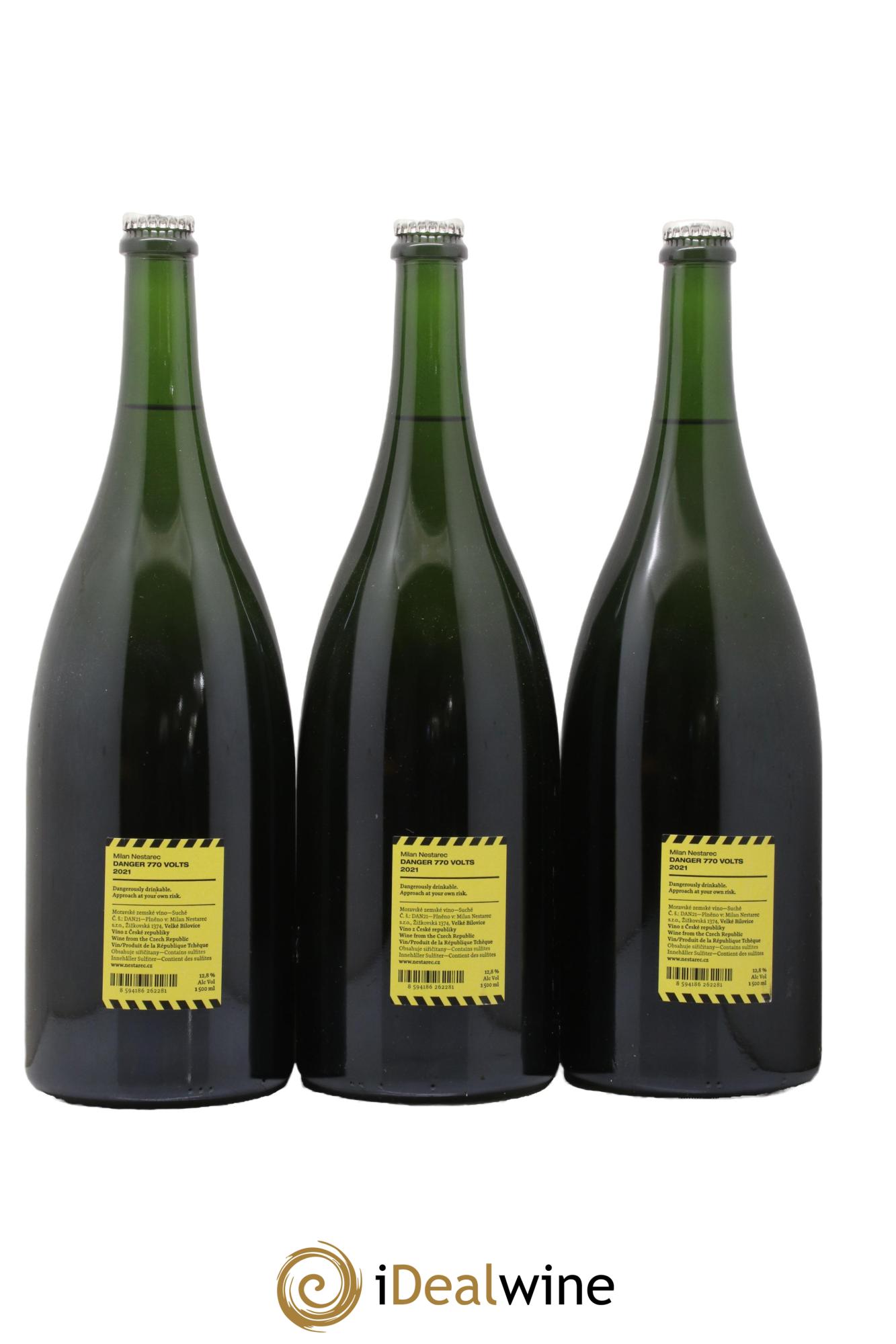 Vins Etrangers Répiblique Tchèque Danger 770 Milan Nestarec 2021 - Lotto di 3 magnum - 1