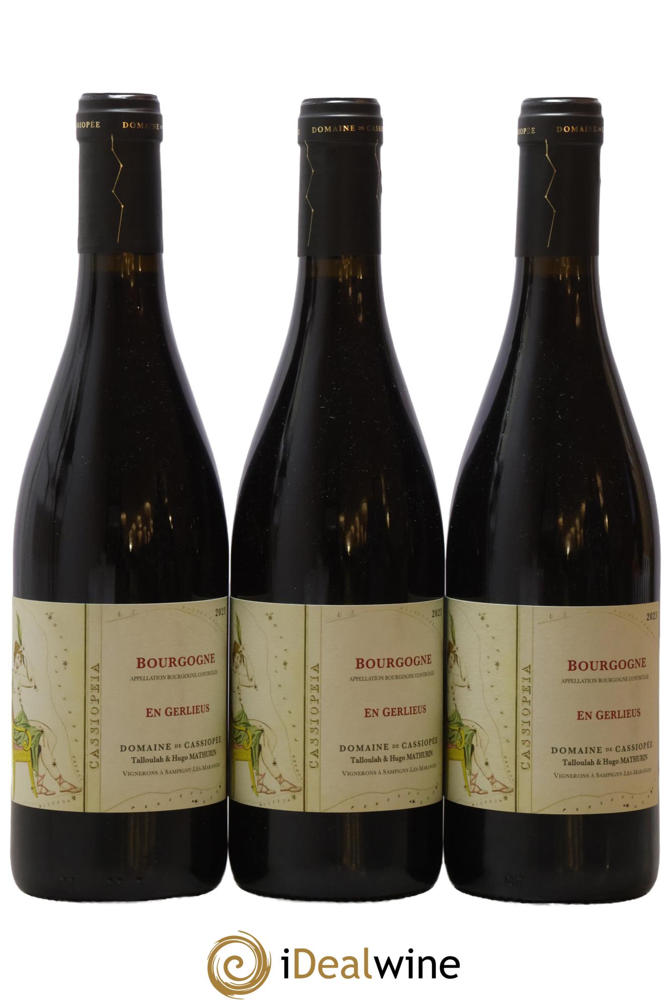 Bourgogne En Gerlieus Domaine de Cassiopée 2023 - Lot de 3 bouteilles - 0
