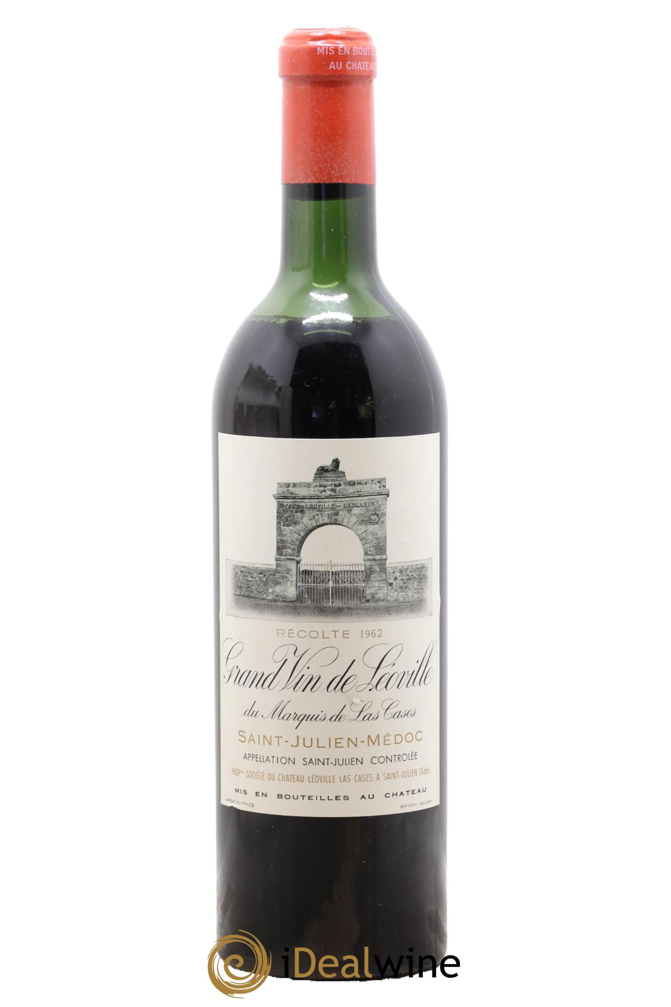 Château Léoville Las Cases 2ème Grand Cru Classé 1962 - Lot de 1 bouteille - 0