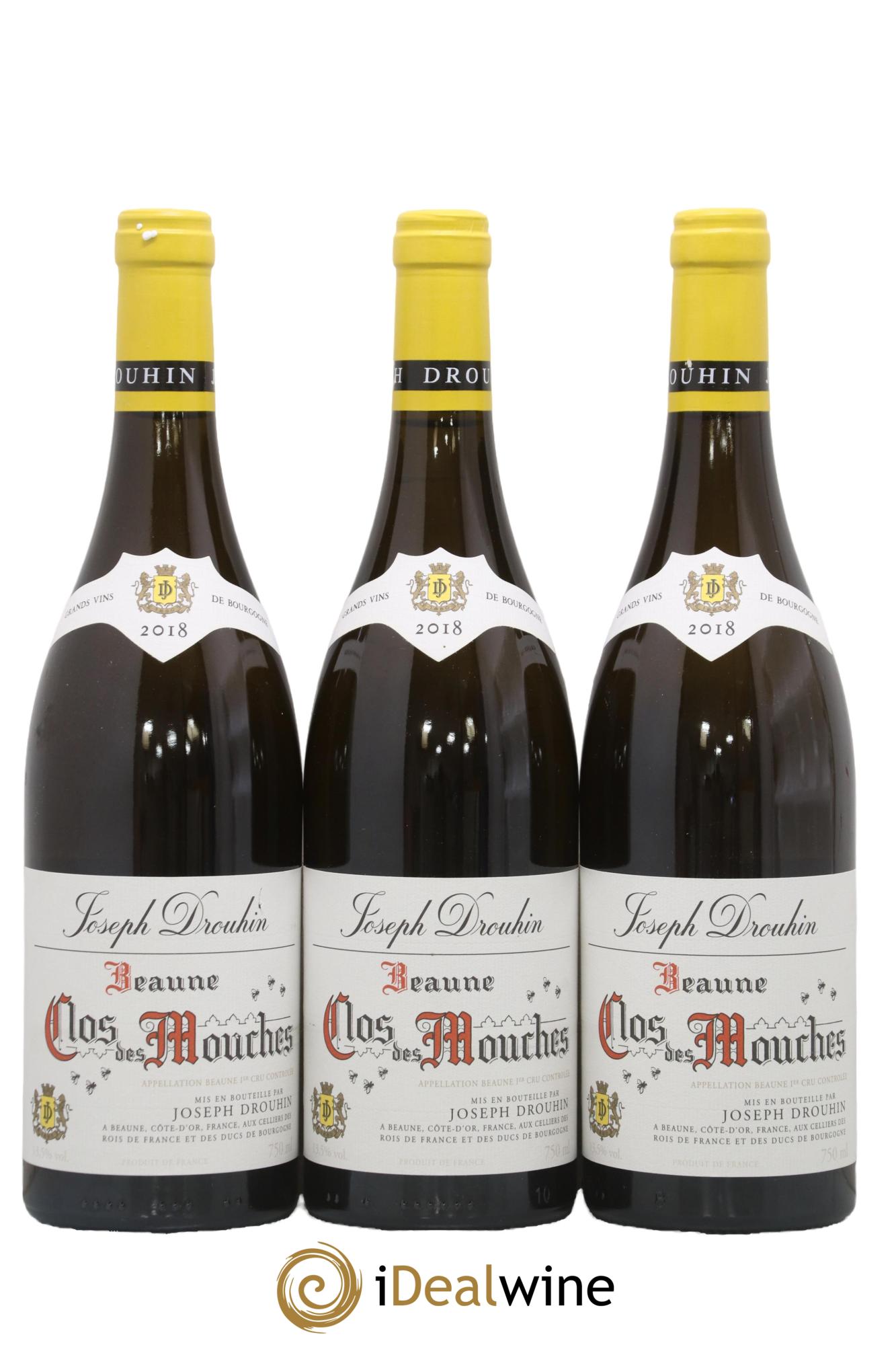 Beaune 1er Cru Clos des Mouches Joseph Drouhin 2018 - Lot of 3 bottles - 0