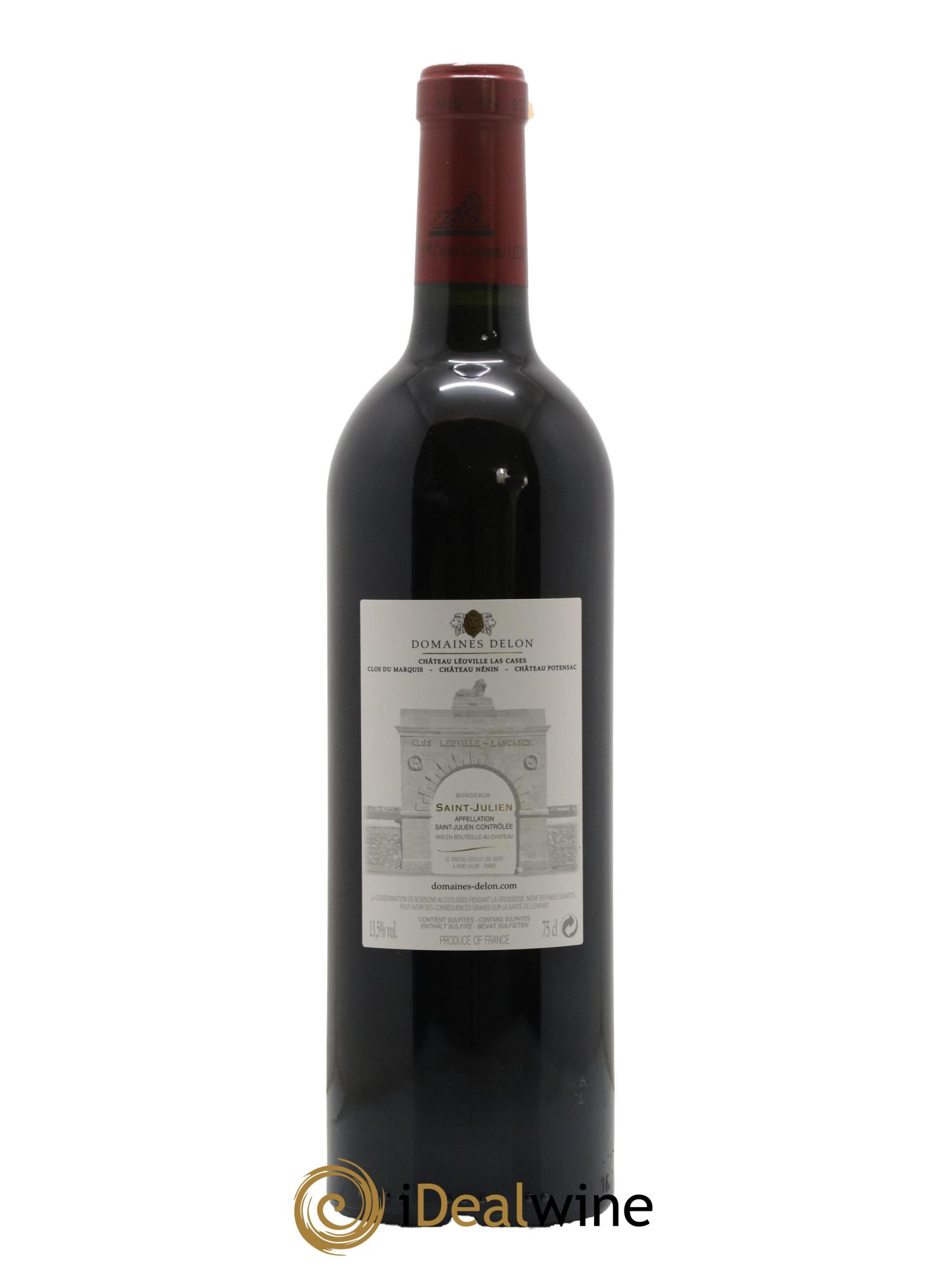Château Léoville Las Cases 2ème Grand Cru Classé 2015 - Lot de 1 bouteille - 1