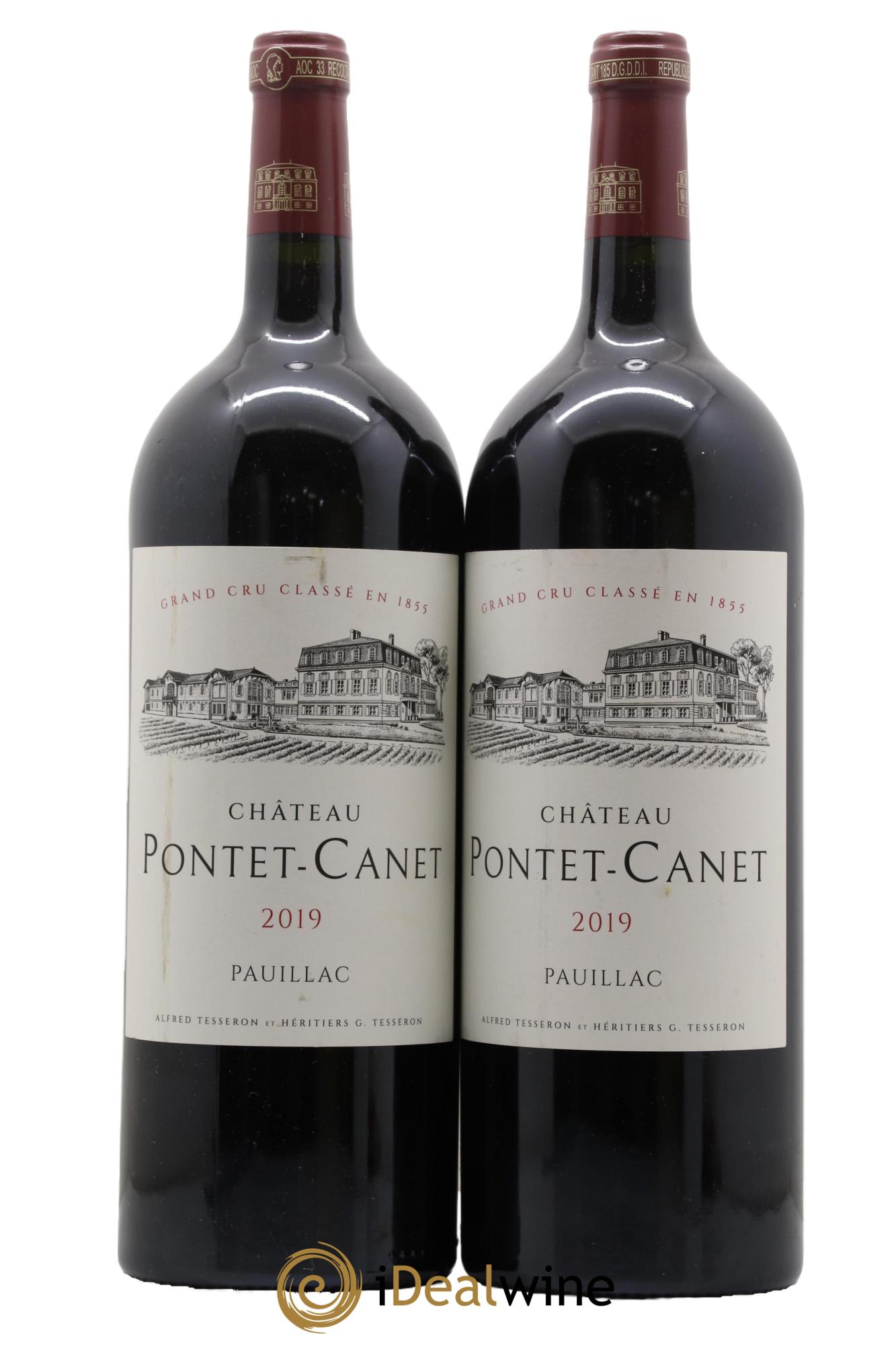 Château Pontet Canet 5ème Grand Cru Classé 2019 - Lot de 2 magnums - 0