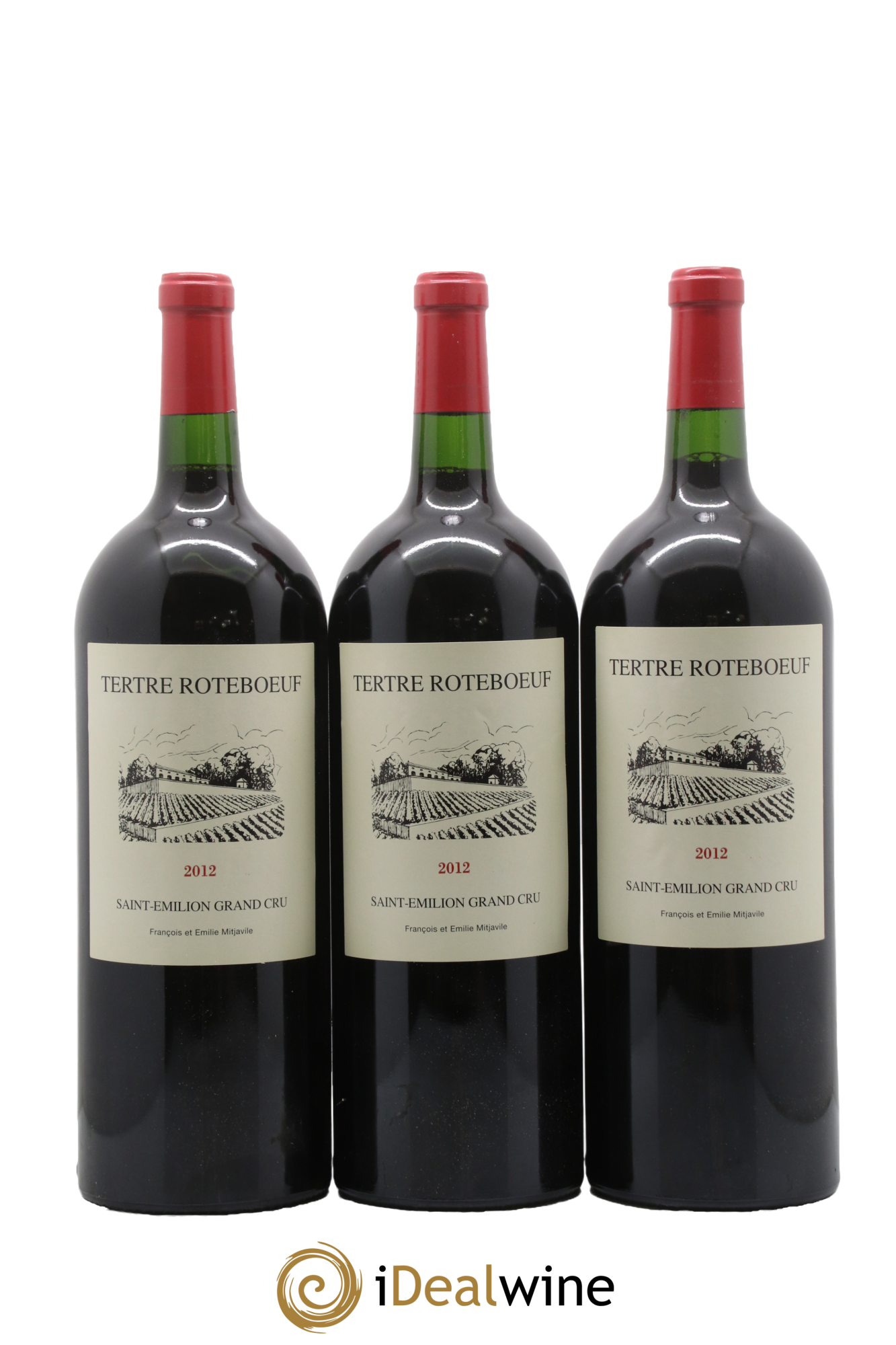 Château Tertre Roteboeuf 2012 - Lot of 6 magnums - 3