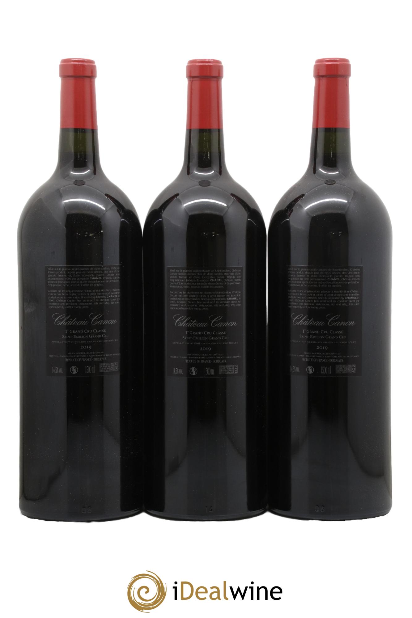 Château Canon 1er Grand Cru Classé B 2019 - Lotto di 3 magnum - 1