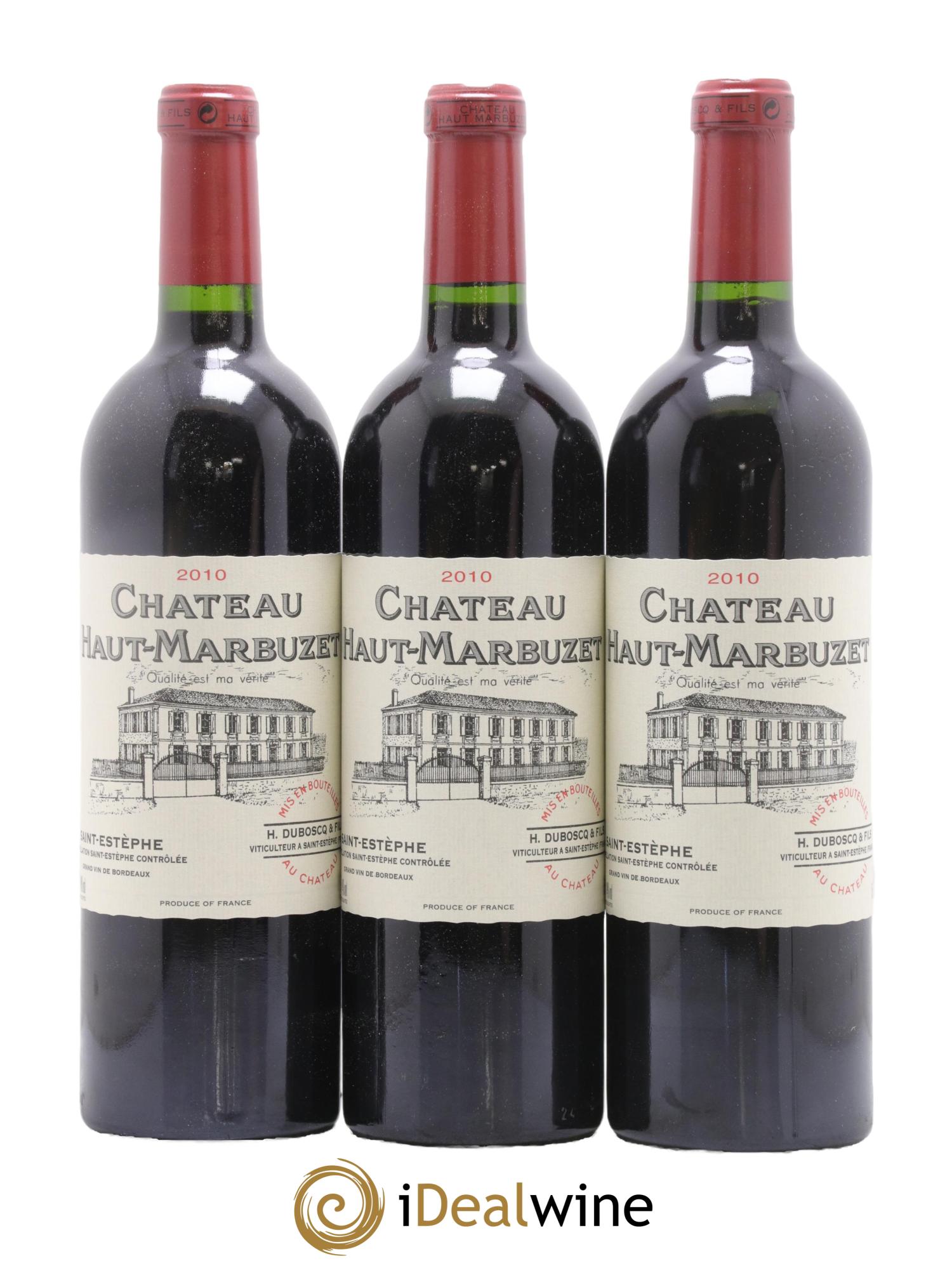 Château Haut Marbuzet 2010 - Lot of 6 bottles - 2