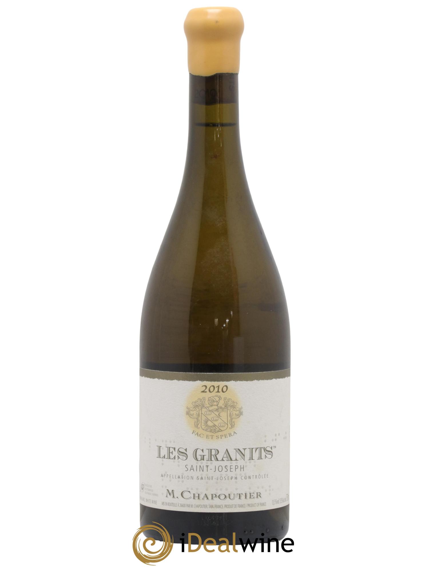 Saint-Joseph Les Granits Chapoutier 2010 - Lot de 1 bouteille - 0