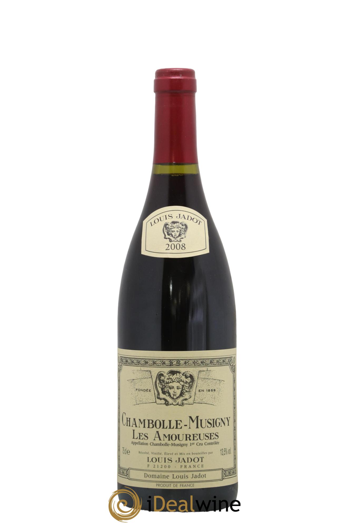 Chambolle-Musigny 1er Cru Les Amoureuses Domaine Louis Jadot 2008 - Lot de 1 bouteille - 0
