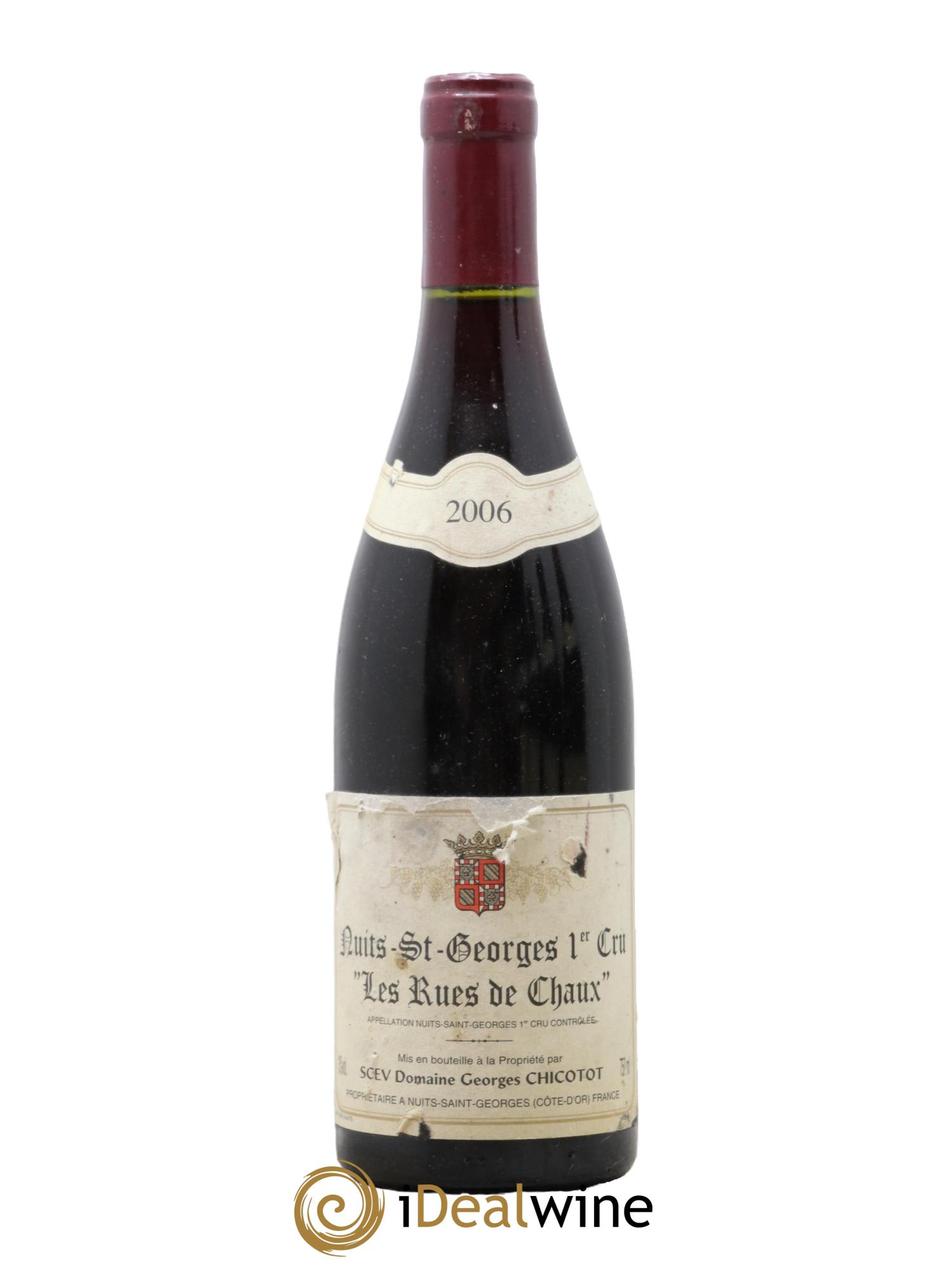 Nuits-Saint-Georges 1er Cru Rues de Chaux Chicotot 2006 - Lot de 1 bouteille - 0
