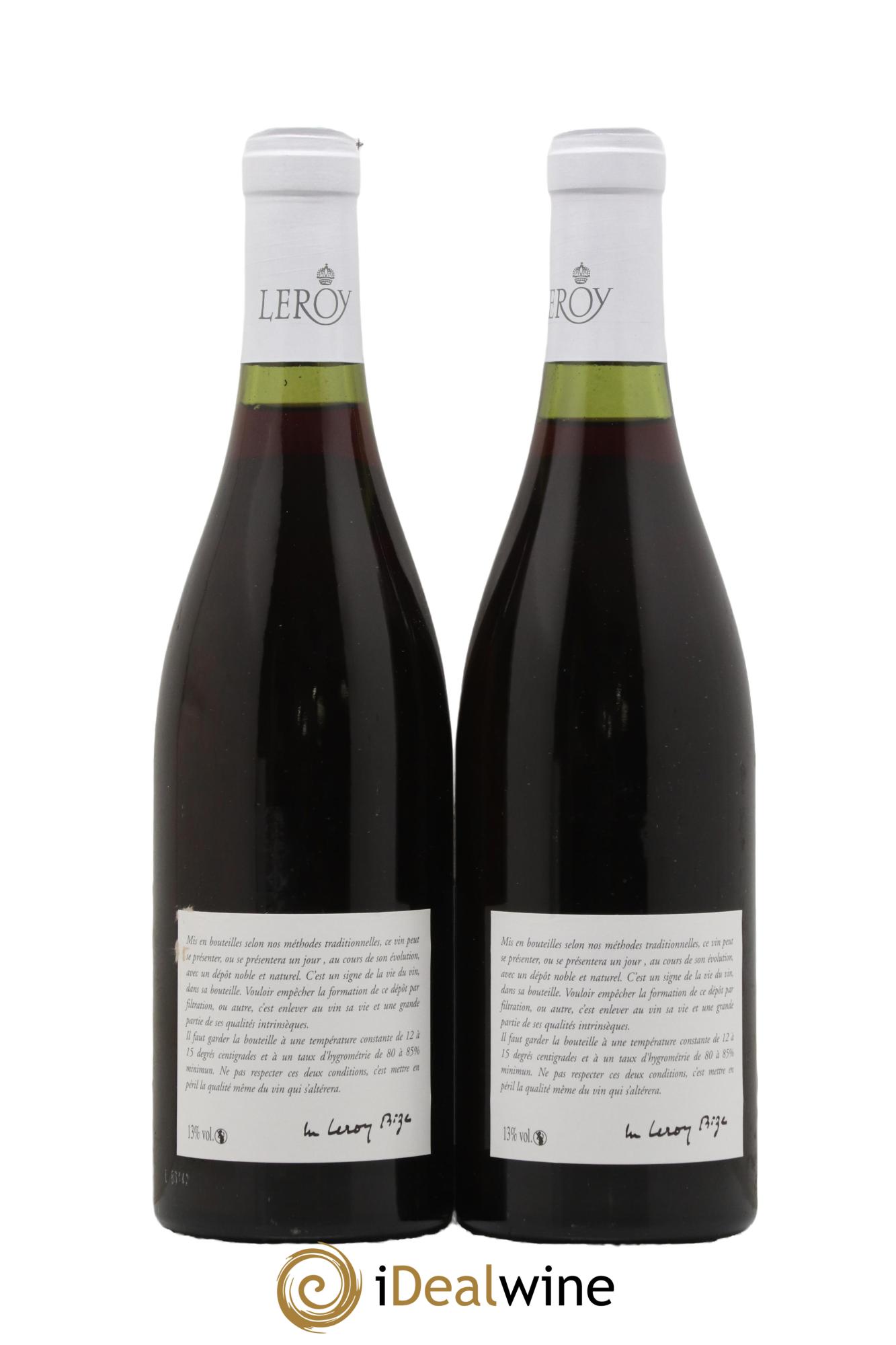 Nuits-Saint-Georges Leroy SA 1983 - Lot of 2 bottles - 1