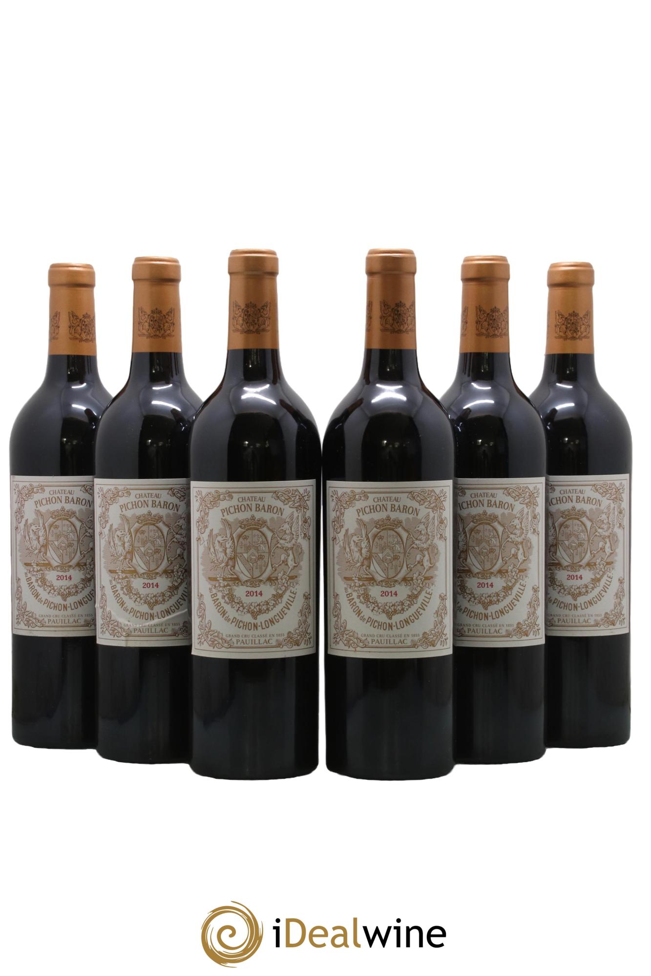Pichon Longueville Baron 2ème Grand Cru Classé 2014 - Lotto di 6 bottiglie - 0