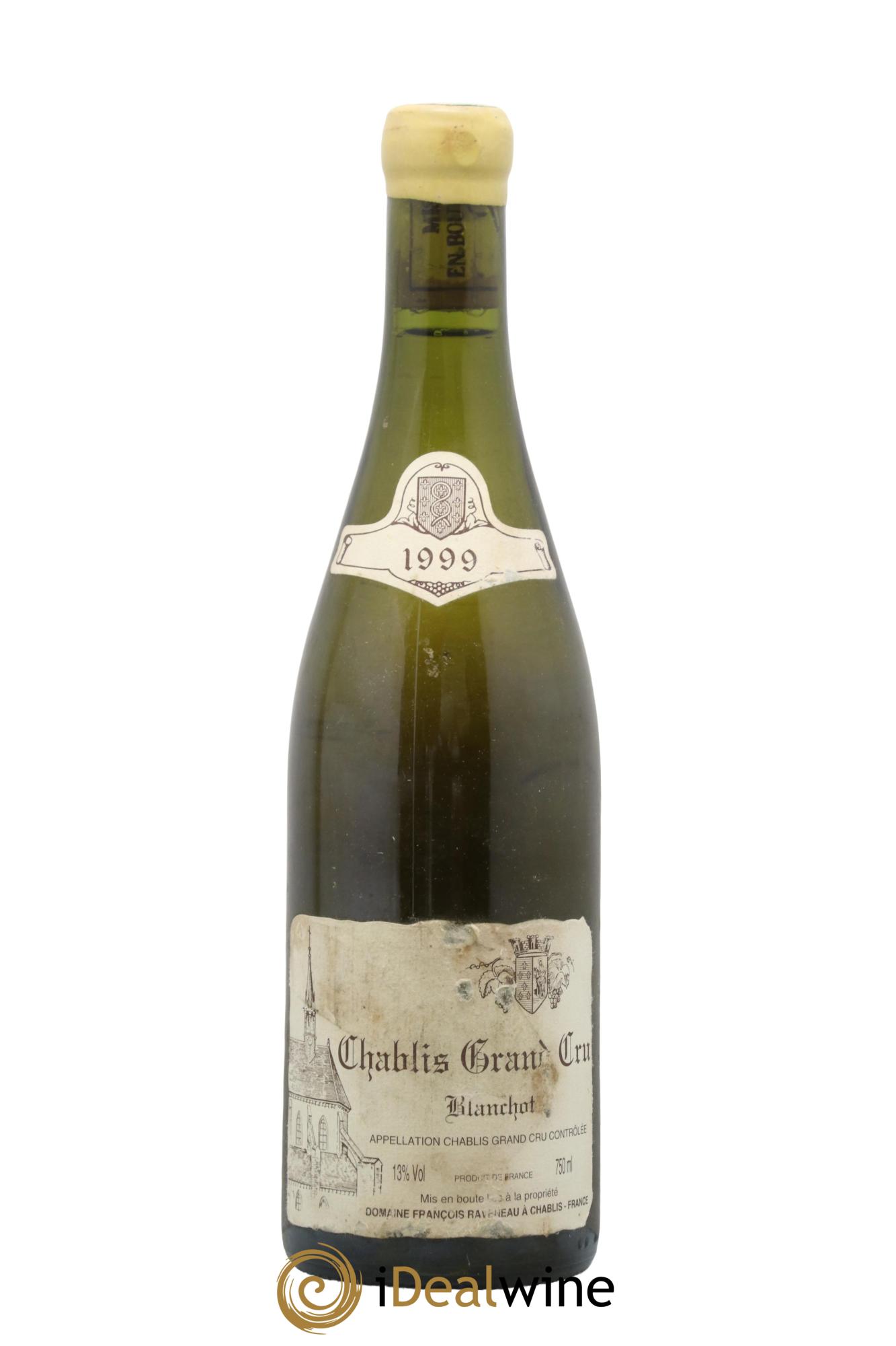 Chablis Grand Cru Blanchot Raveneau (Domaine) 1999 - Lot of 1 bottle - 0