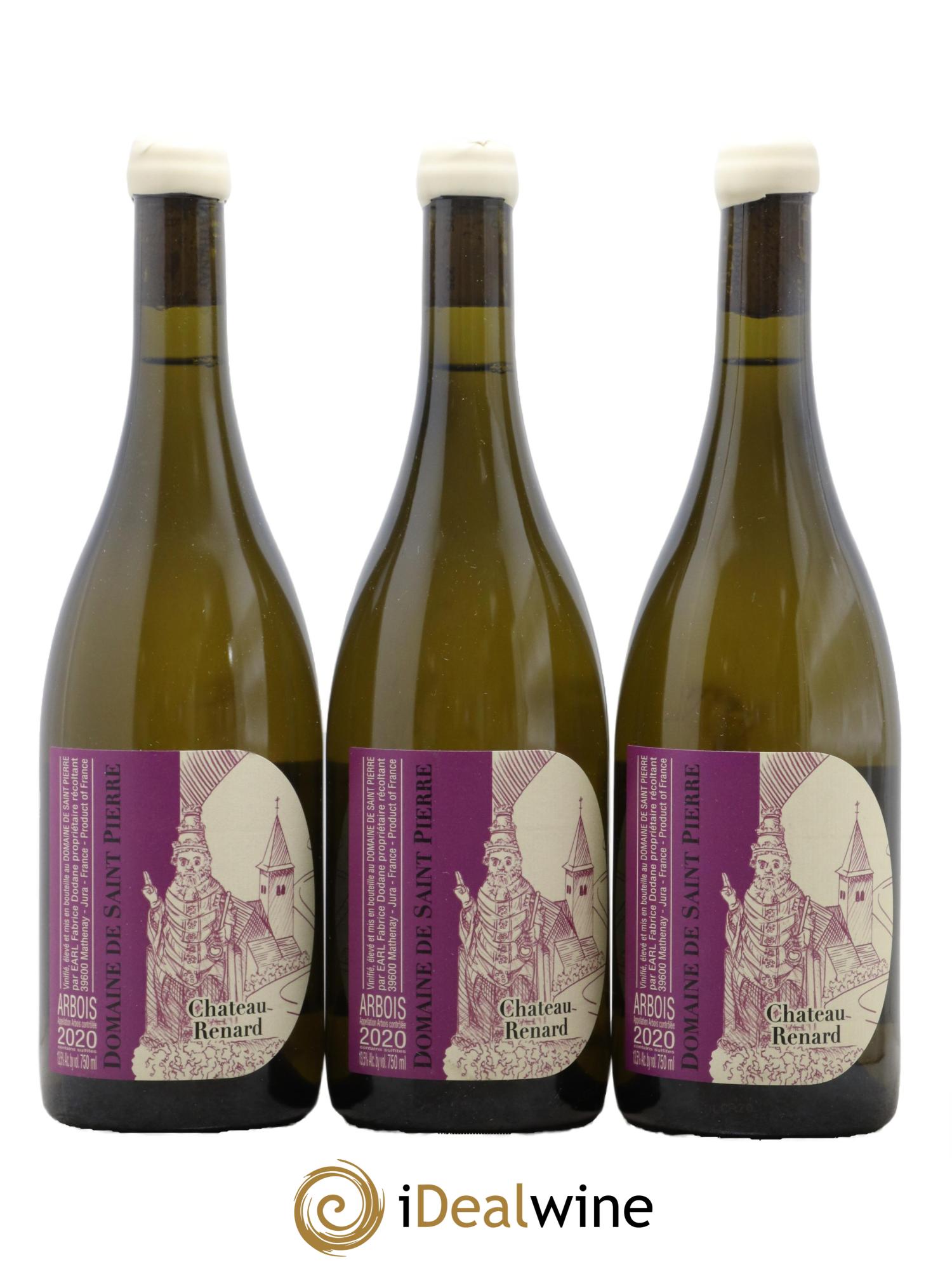Arbois Château Renard Saint-Pierre (Domaine) Fabrice Dodane 2020 - Lot de 3 bouteilles - 0
