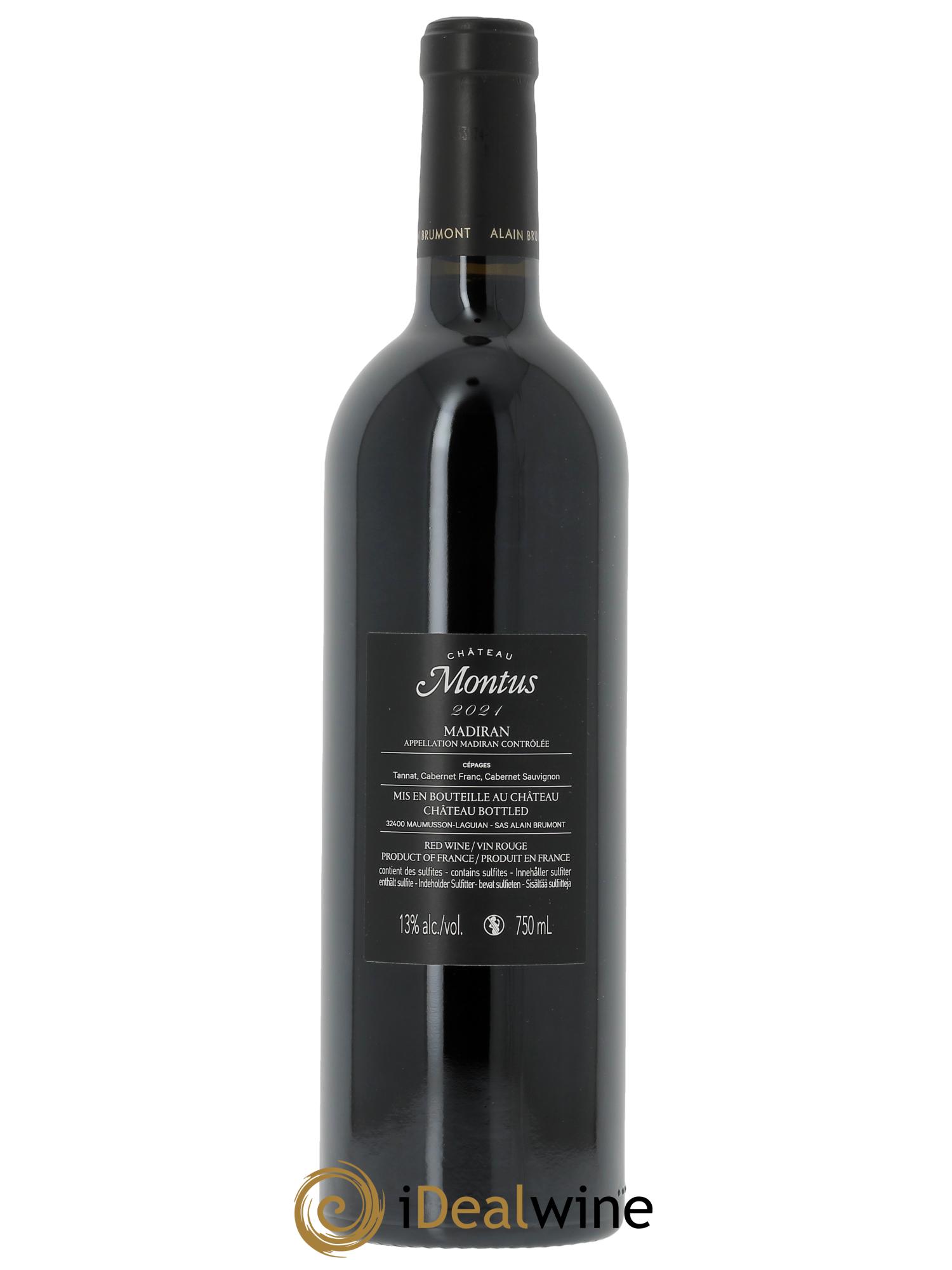 Madiran Château Montus Alain Brumont  2021 - Posten von 1 Flasche - 1