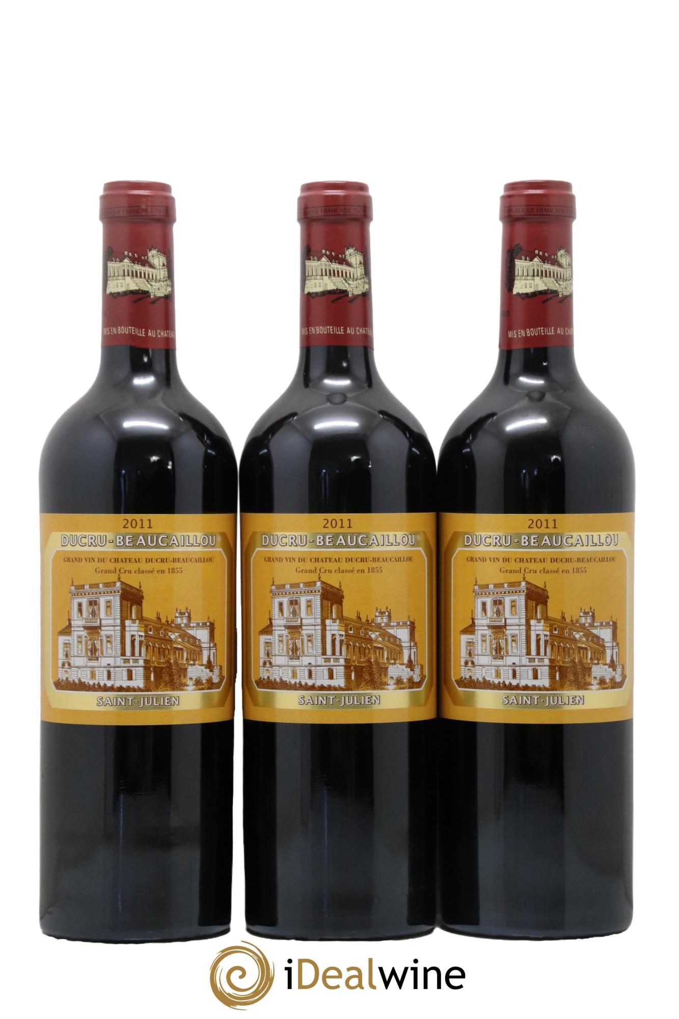 Château Ducru Beaucaillou 2ème Grand Cru Classé 2011 - Lot of 3 bottles - 0