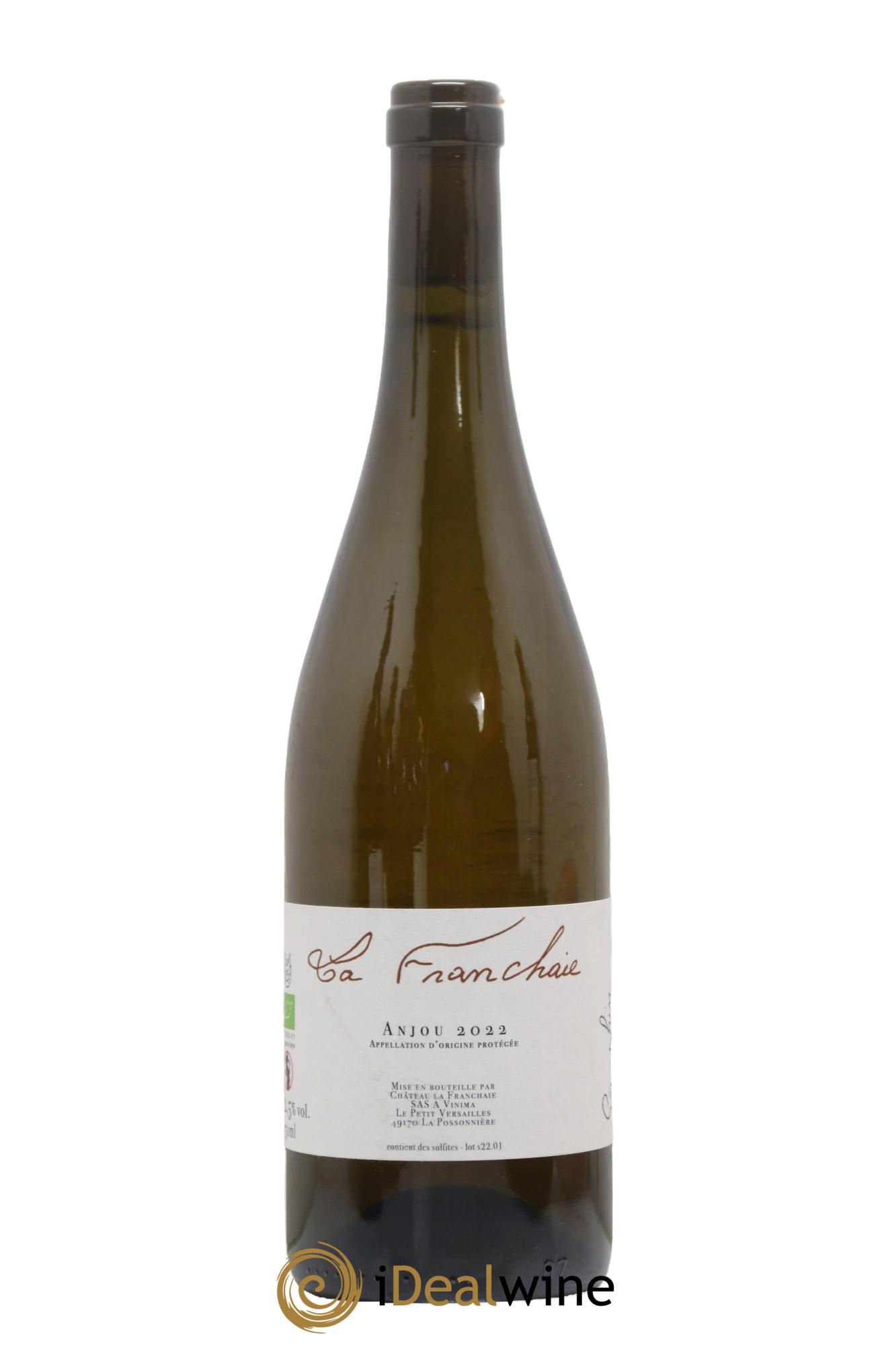 Anjou Seraphin Chateau La Franchaie 2022 - Lot de 1 bouteille - 1