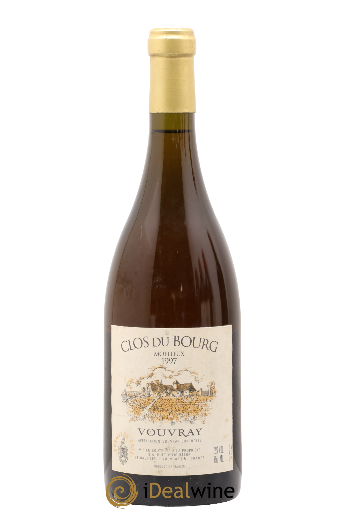 Vouvray Clos du Bourg Moelleux Domaine Huet 1997 - Lot of 1 bottle - 0