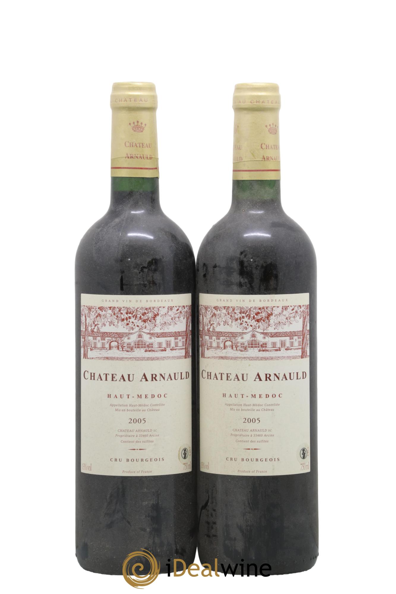 Château Arnauld Cru Bourgeois 2005 - Lot de 2 bouteilles - 0