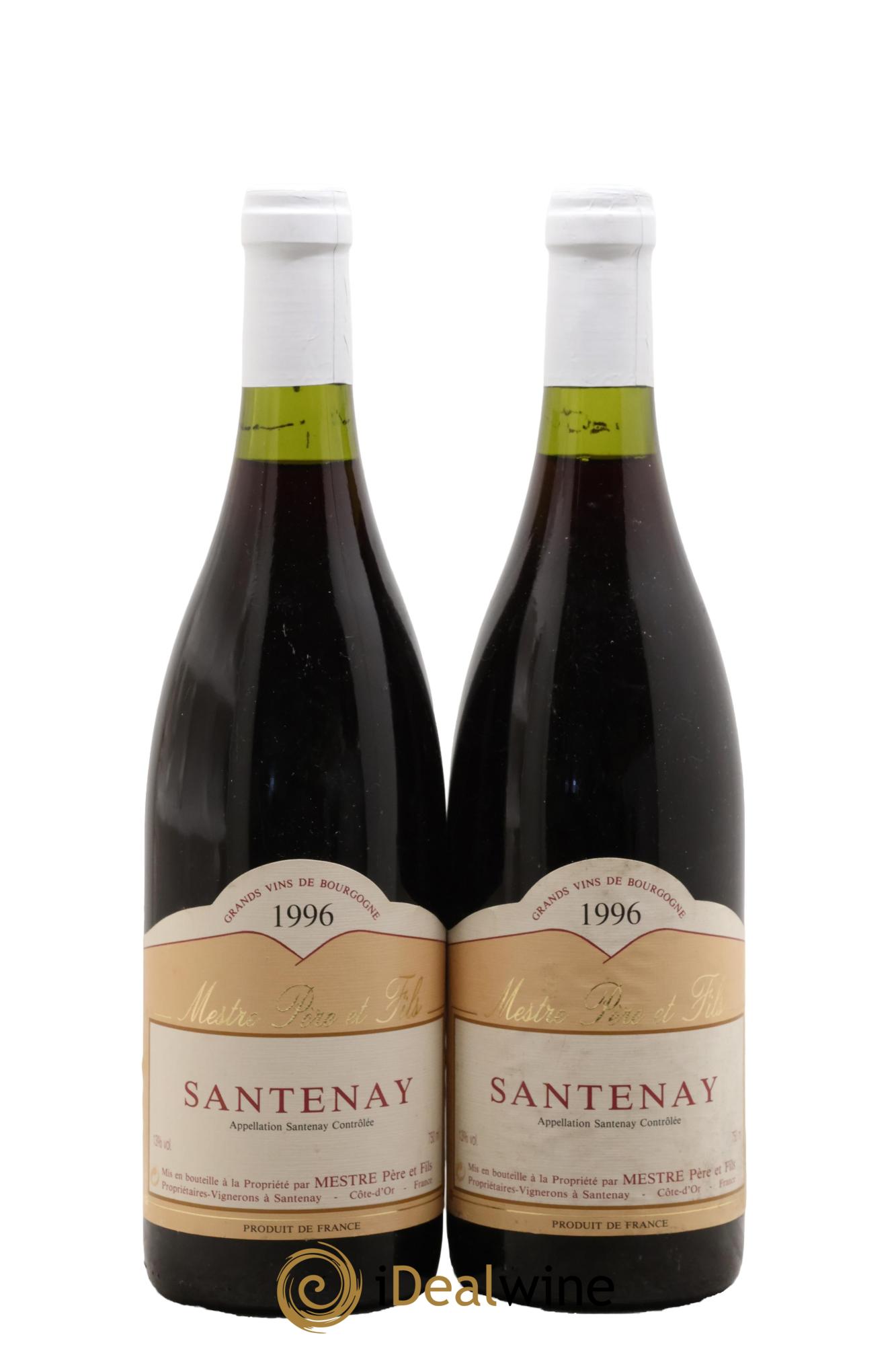 Santenay Mestre Père Et Fils 1996 - Lotto di 2 bottiglie - 0
