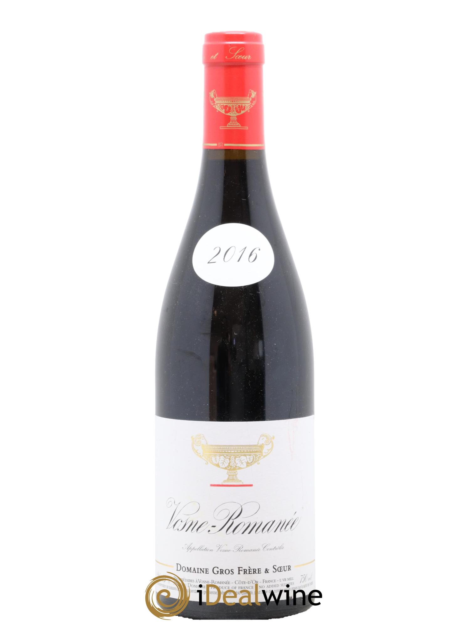 Vosne-Romanée Gros Frère & Soeur 2016 - Lot de 1 bouteille - 0