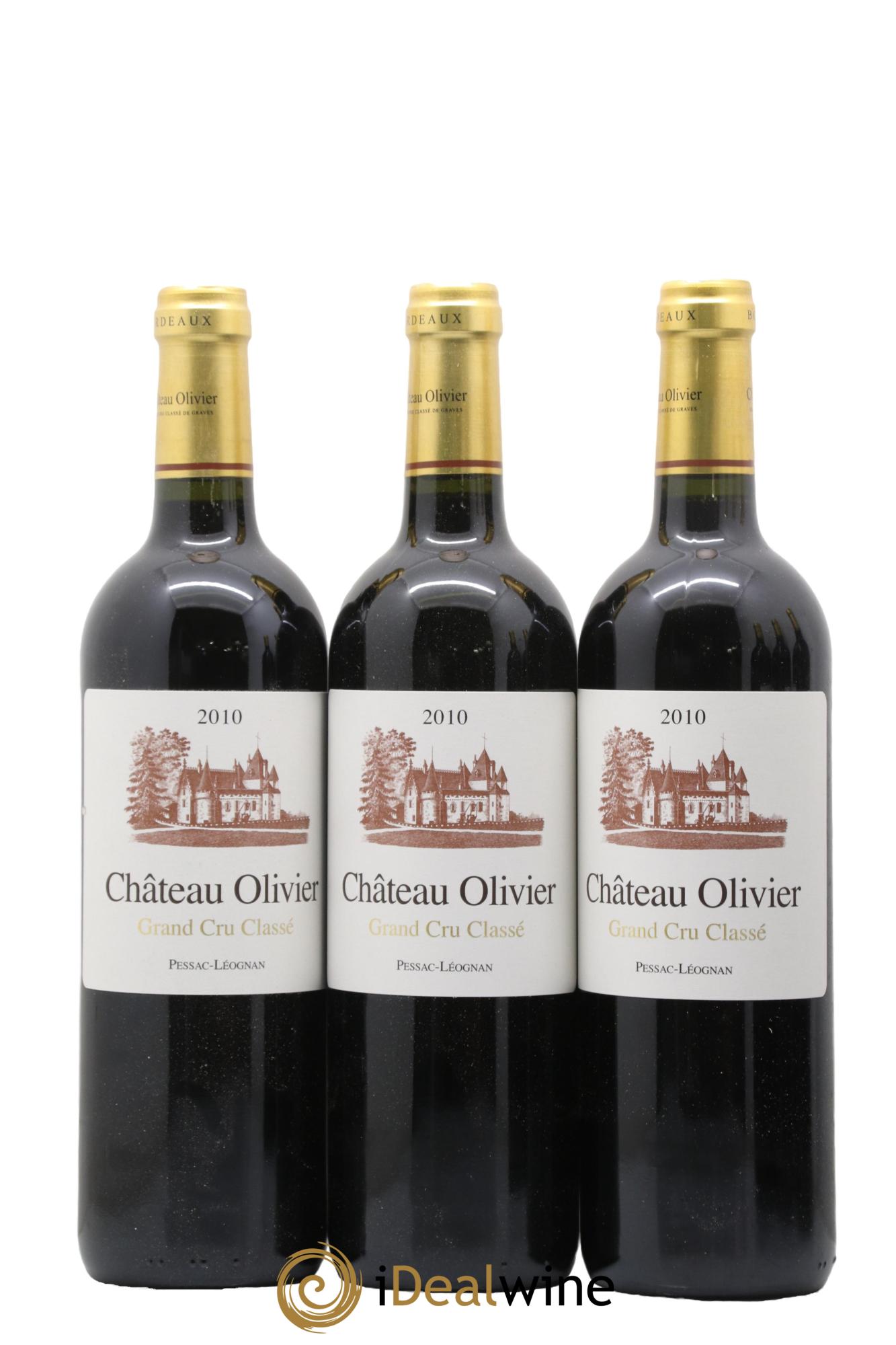Château Olivier Cru Classé de Graves 2010 - Lotto di 6 bottiglie - 1