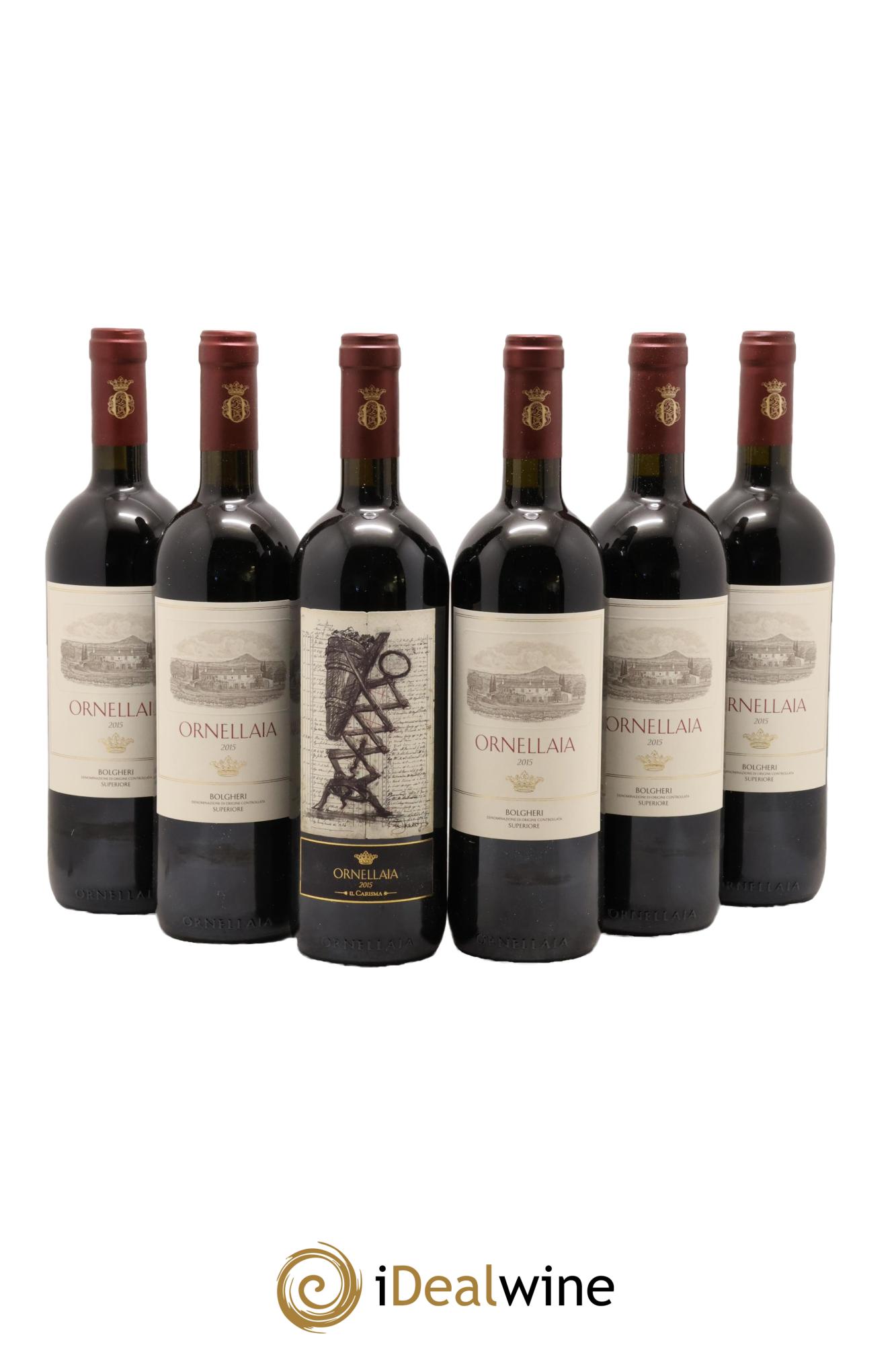 Bolgheri DOC Superiore Ornellaia Tenuta Dell'Ornellaia - Frescobaldi 2015 - Lotto di 6 bottiglie - 0
