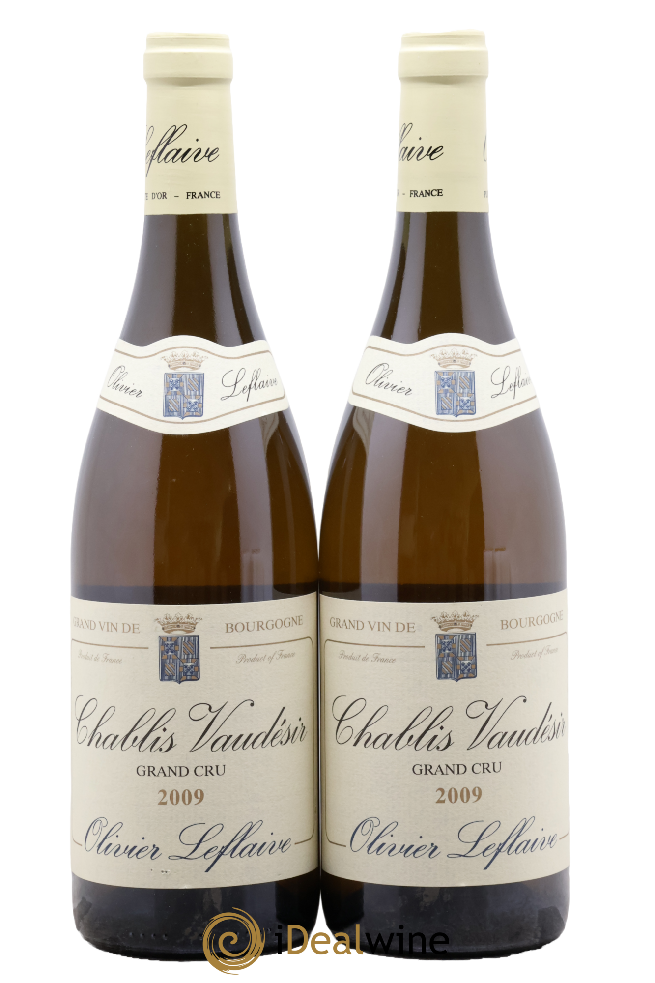 Chablis Grand Cru Vaudésir Olivier Leflaive 2009 - Lotto di 2 bottiglie - 0