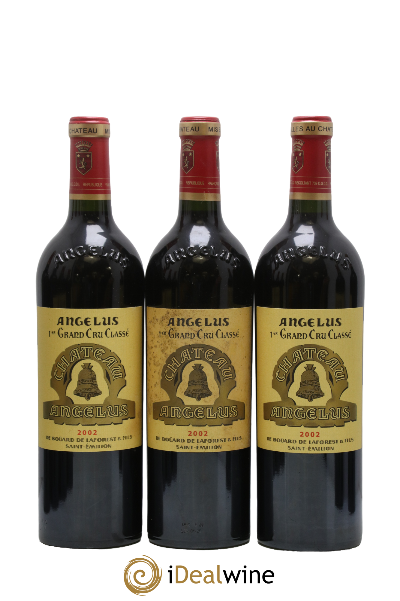 Château Angélus 1er Grand Cru Classé A 2002 - Lot de 12 bouteilles - 3