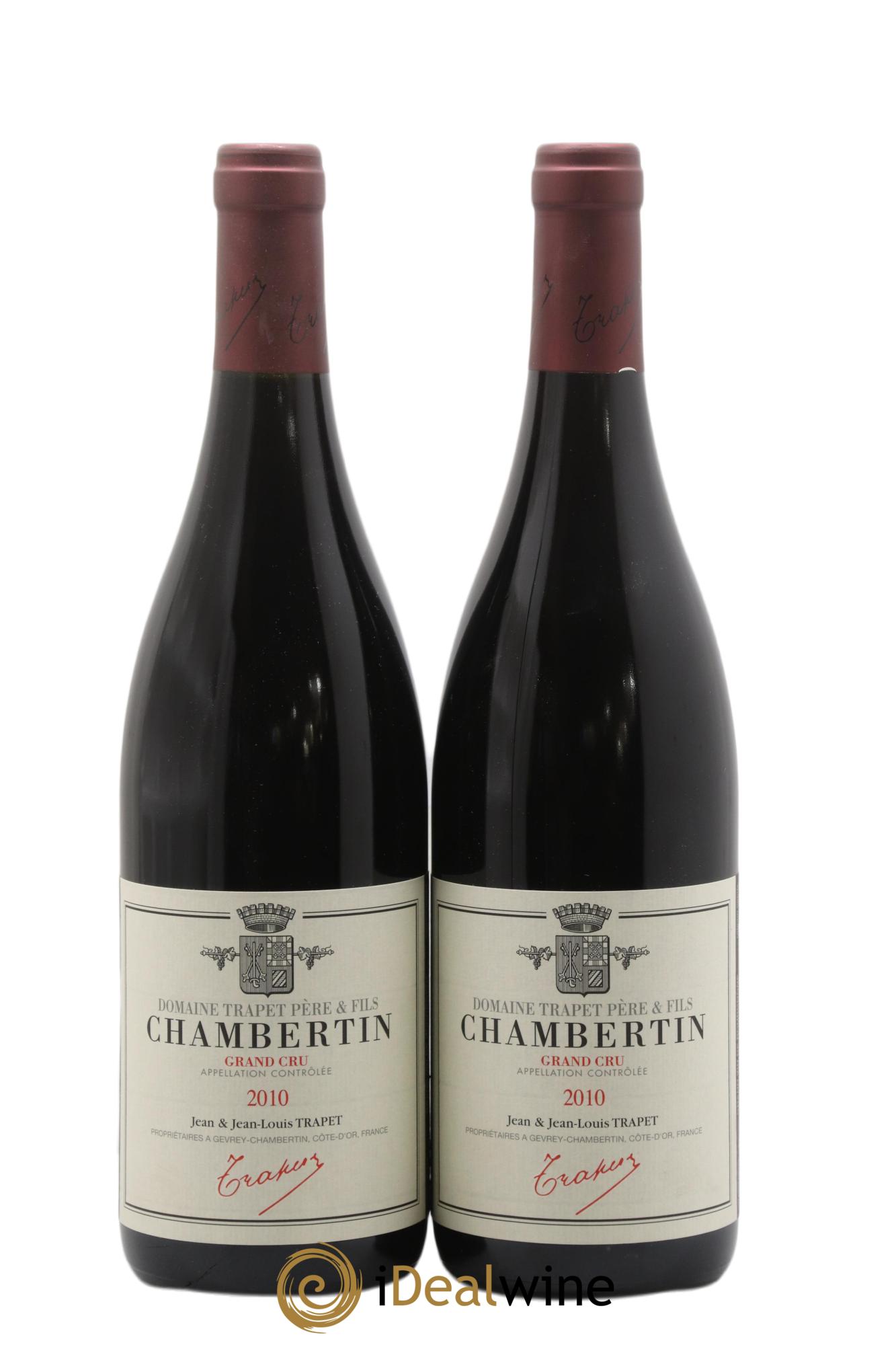 Chambertin Grand Cru Domaine Trapet 2010 - Lotto di 2 bottiglie - 0