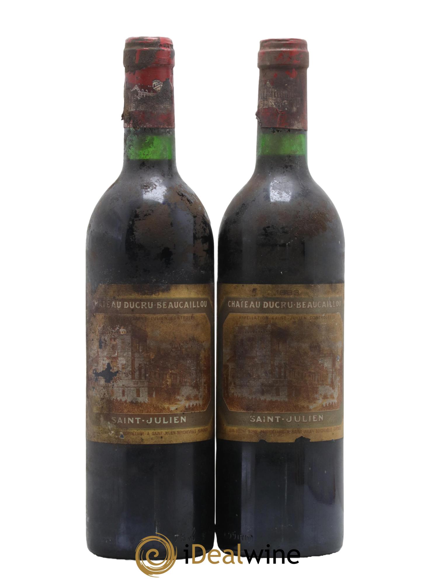 Château Ducru Beaucaillou 2ème Grand Cru Classé 1983 - Lotto di 2 bottiglie - 0