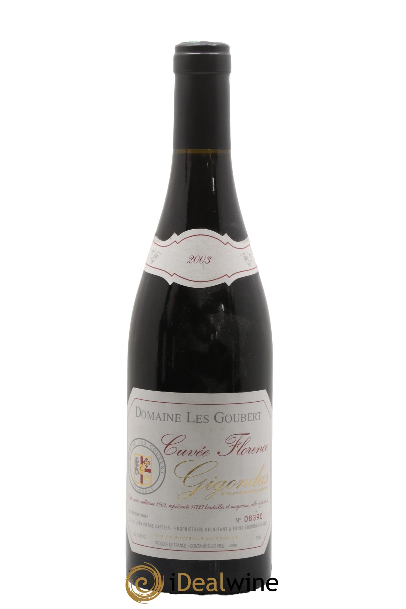 Gigondas Cuvée Florence Les Goubert (Domaine) 2003 - Lot de 1 bouteille - 0
