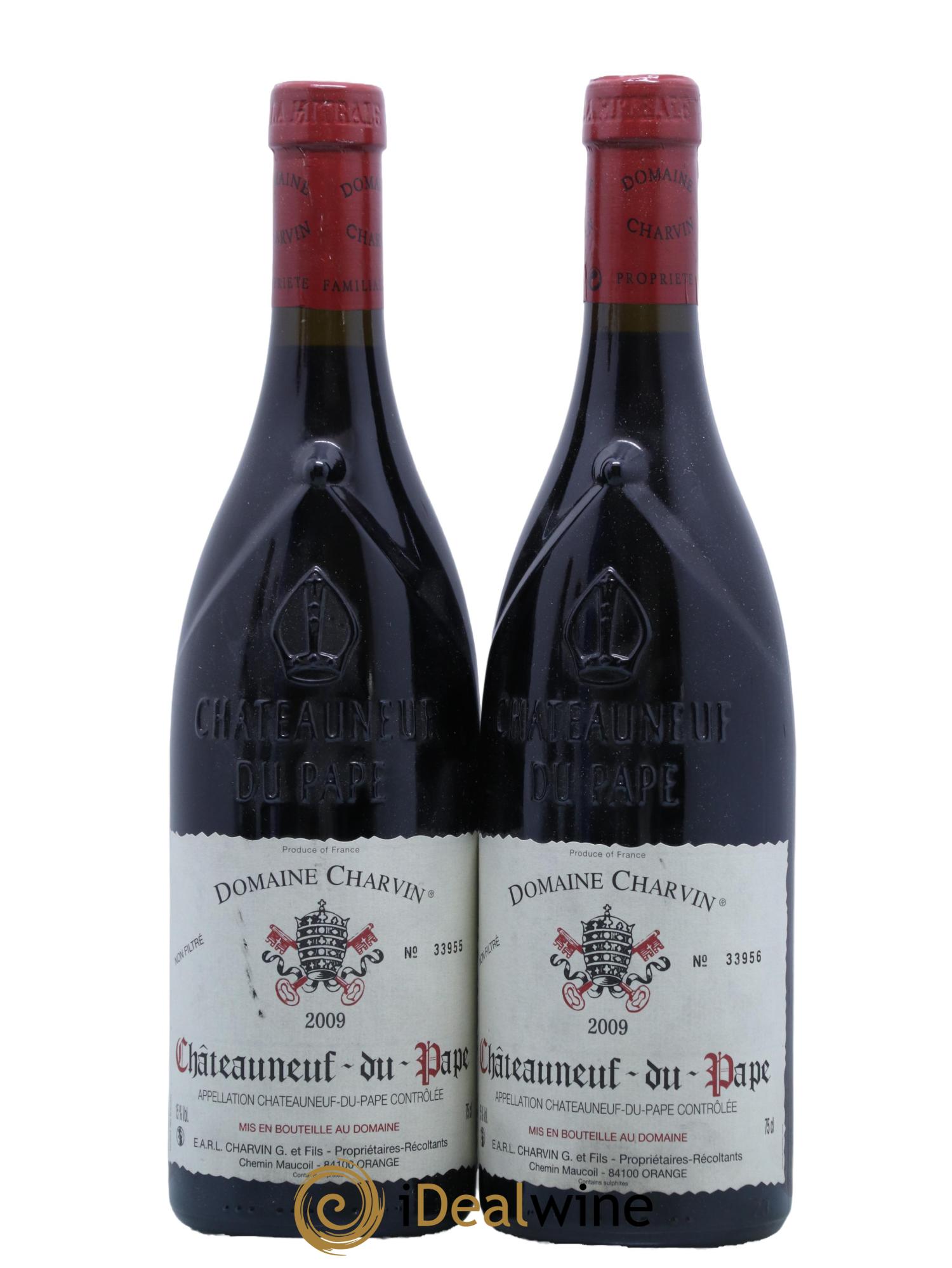 Châteauneuf-du-Pape Charvin (Domaine) 2009 - Lot de 2 bouteilles - 0