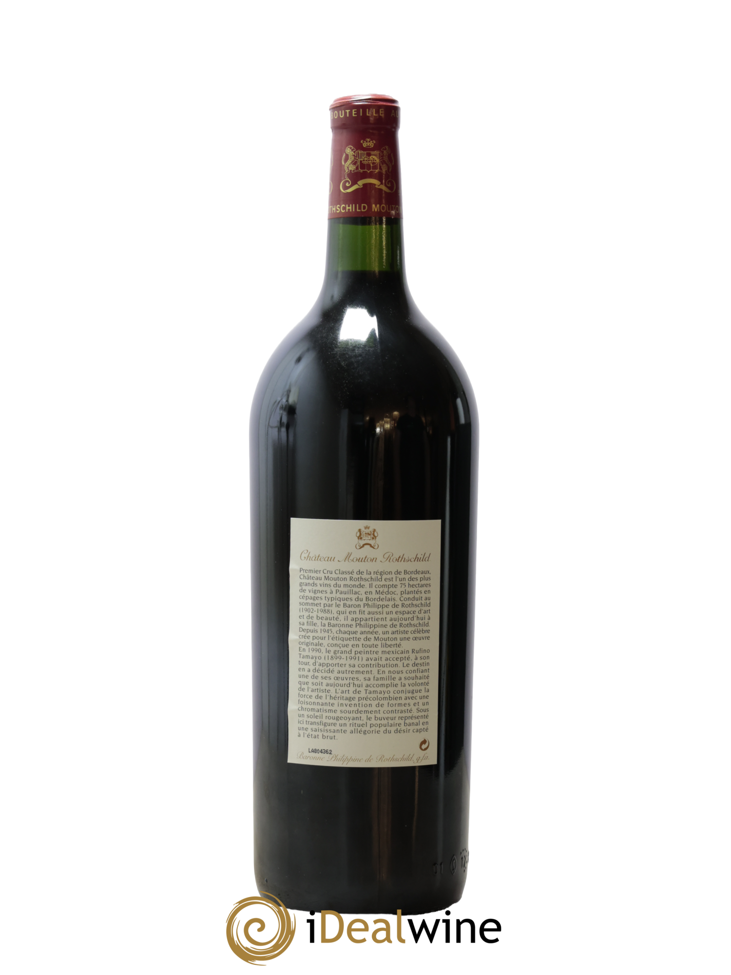 Château Mouton Rothschild 1er Grand Cru Classé 1998 - Lot de 1 magnum - 1