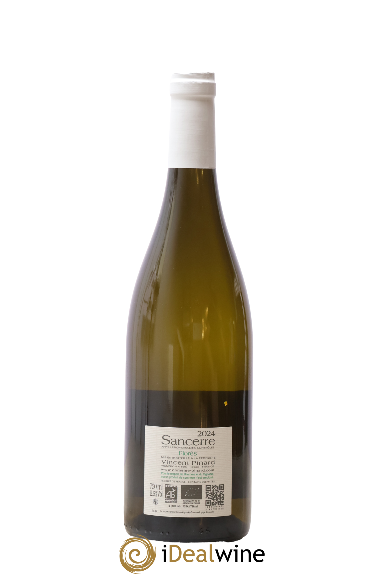 Sancerre Florès Vincent Pinard 2024 - Lot de 1 bouteille - 1