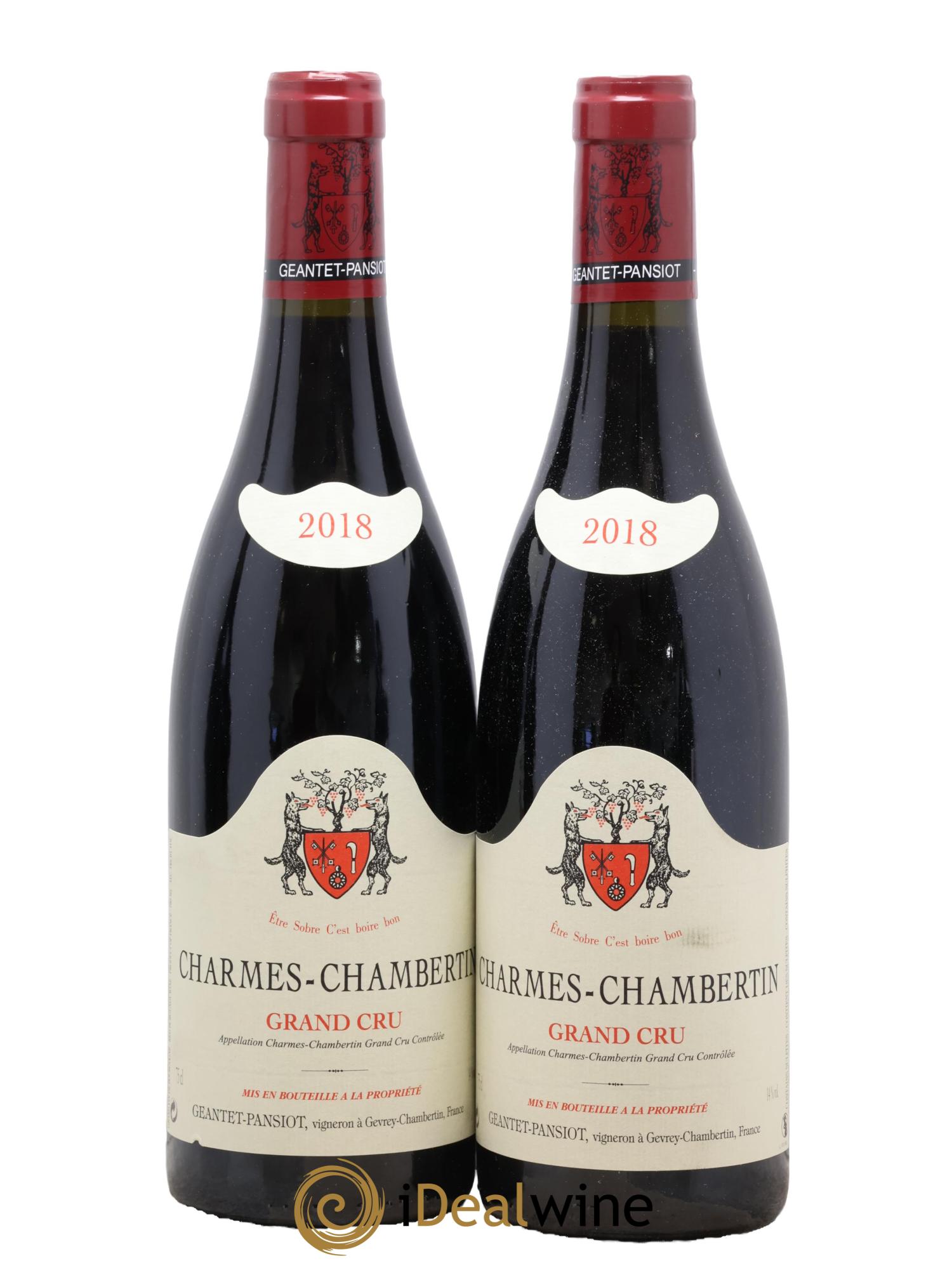 Charmes-Chambertin Grand Cru Geantet-Pansiot 2018 - Posten von 2 Flaschen - 0